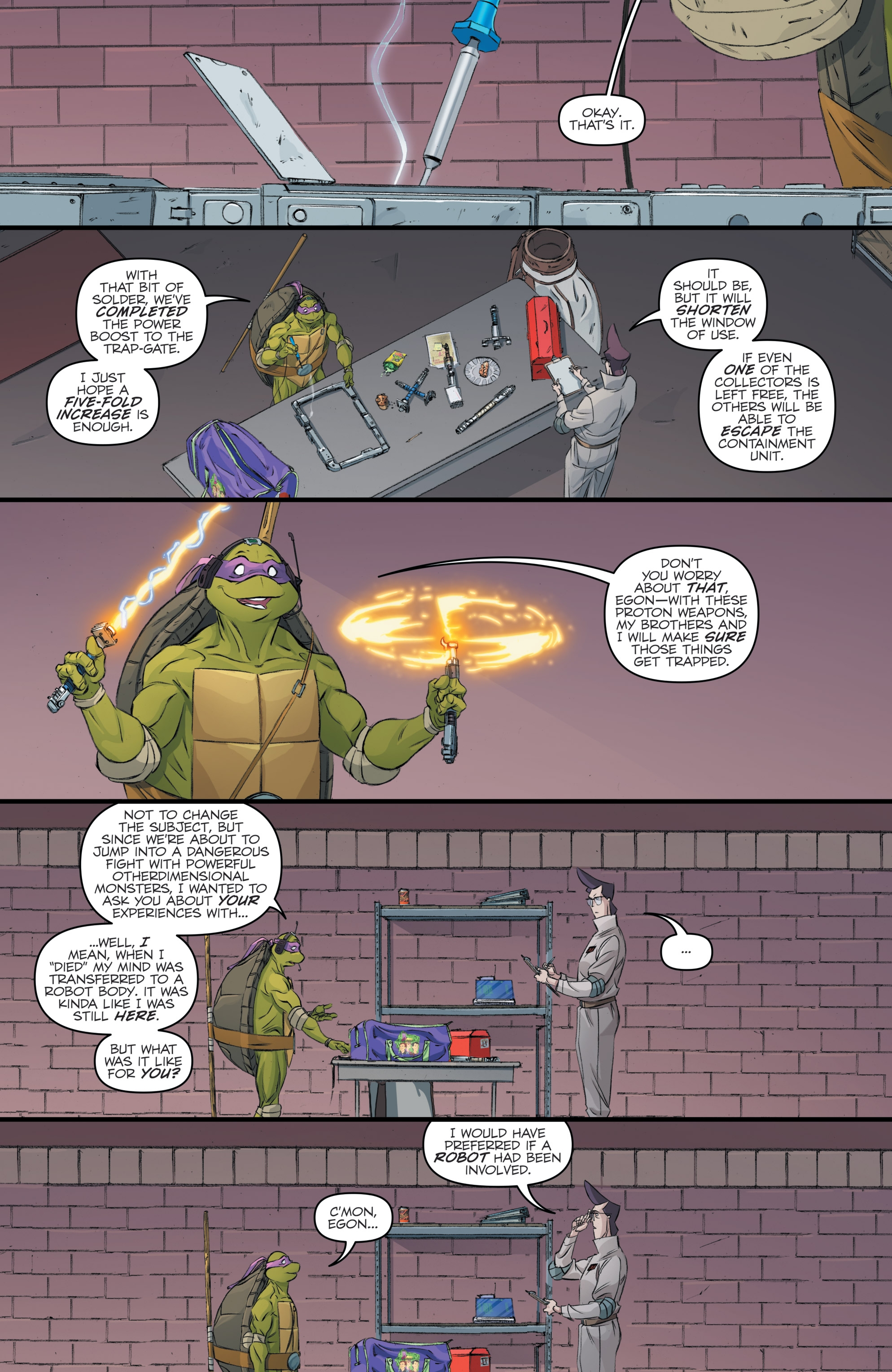 Teenage Mutant Ninja Turtles/Ghostbusters II (2017) issue 4 - Page 21