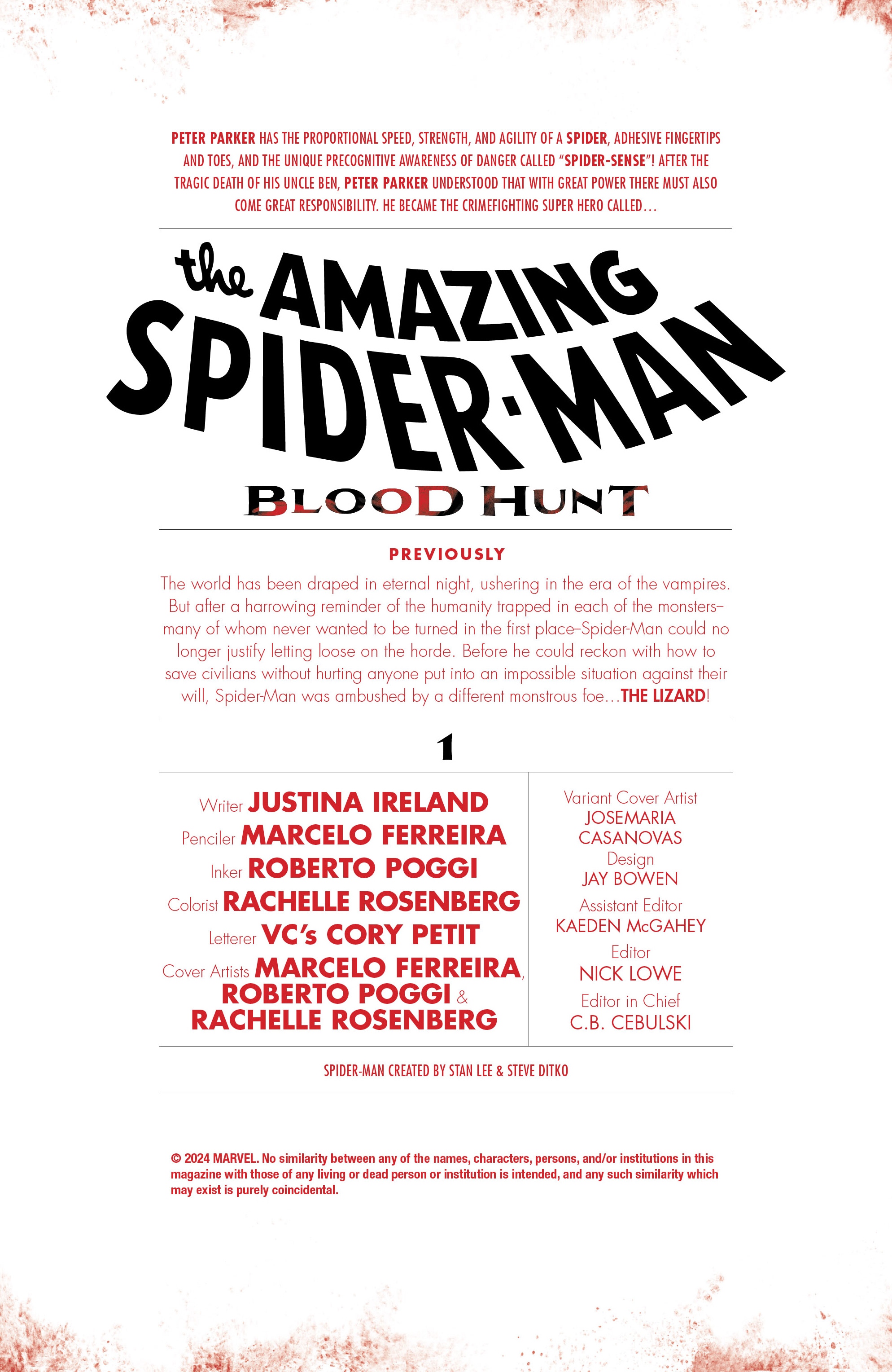 The Amazing Spider-Man: Blood Hunt (2024-) issue 1 - Page 4