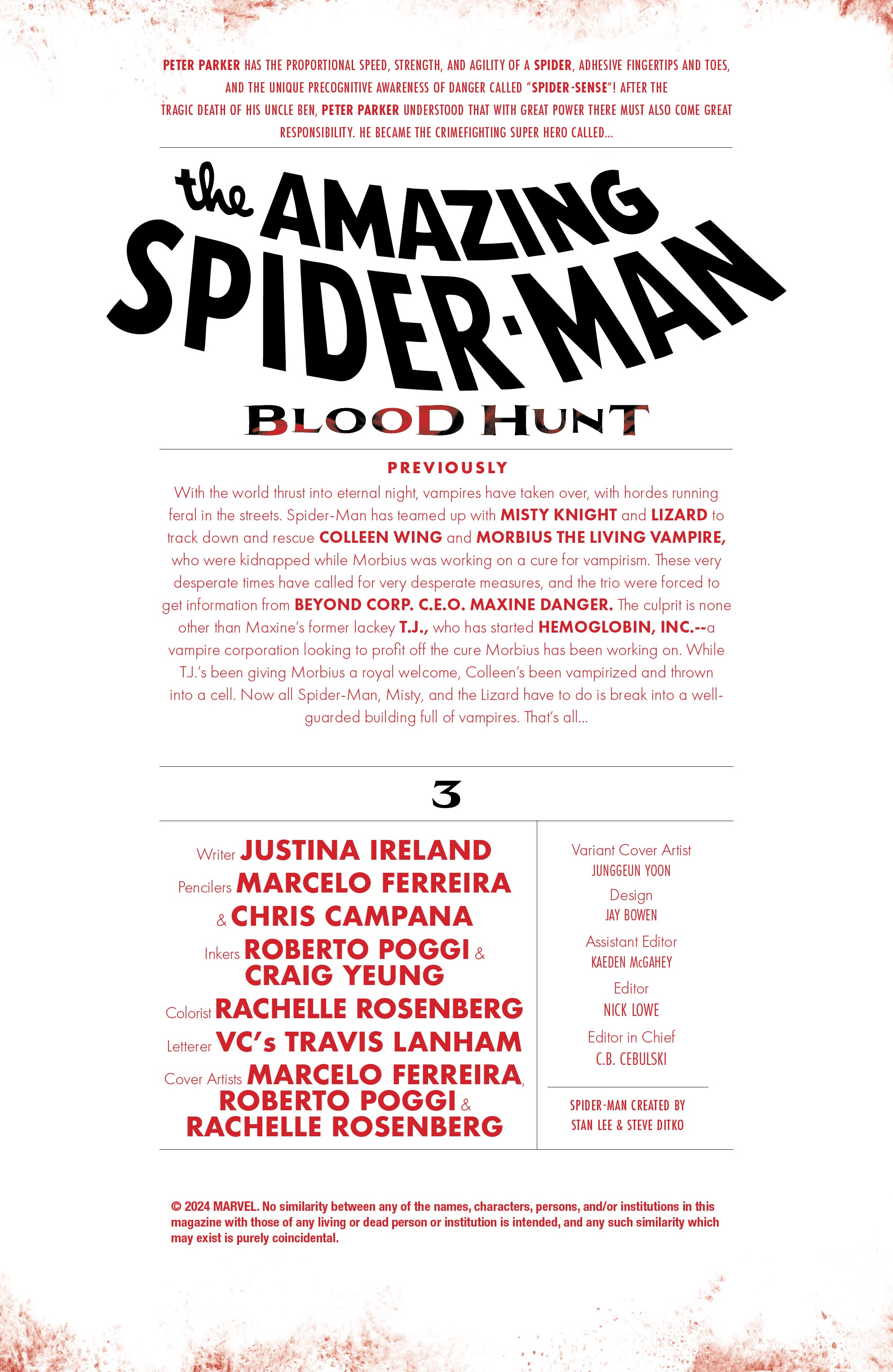 The Amazing Spider-Man: Blood Hunt (2024-) issue 3 - Page 3