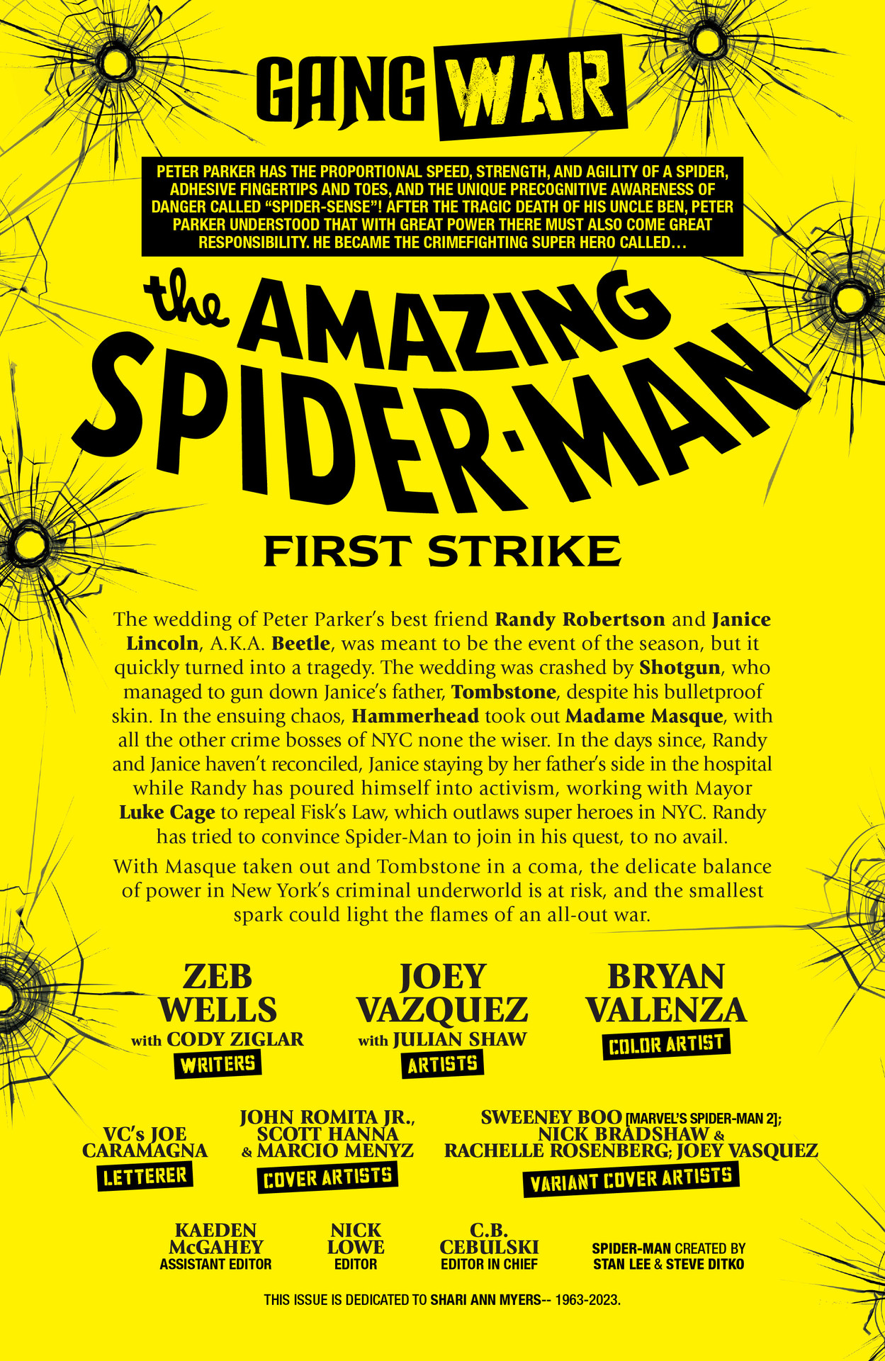 The Amazing Spider-Man Gang War: First Strike (2023-) issue 1 - Page 2