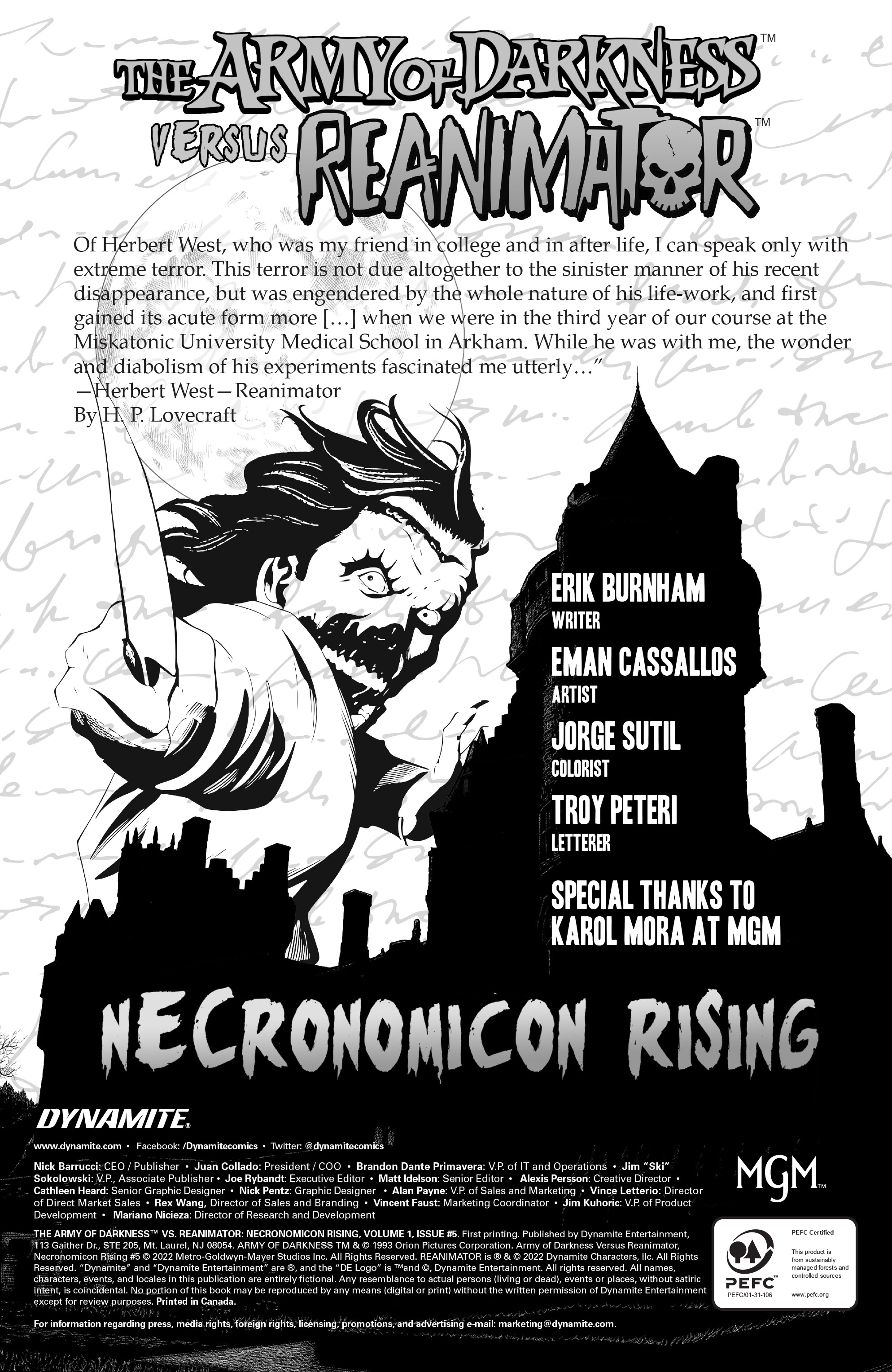 The Army of Darkness vs. Reanimator: Necronomicon Rising (2022-) issue 5 - Page 5