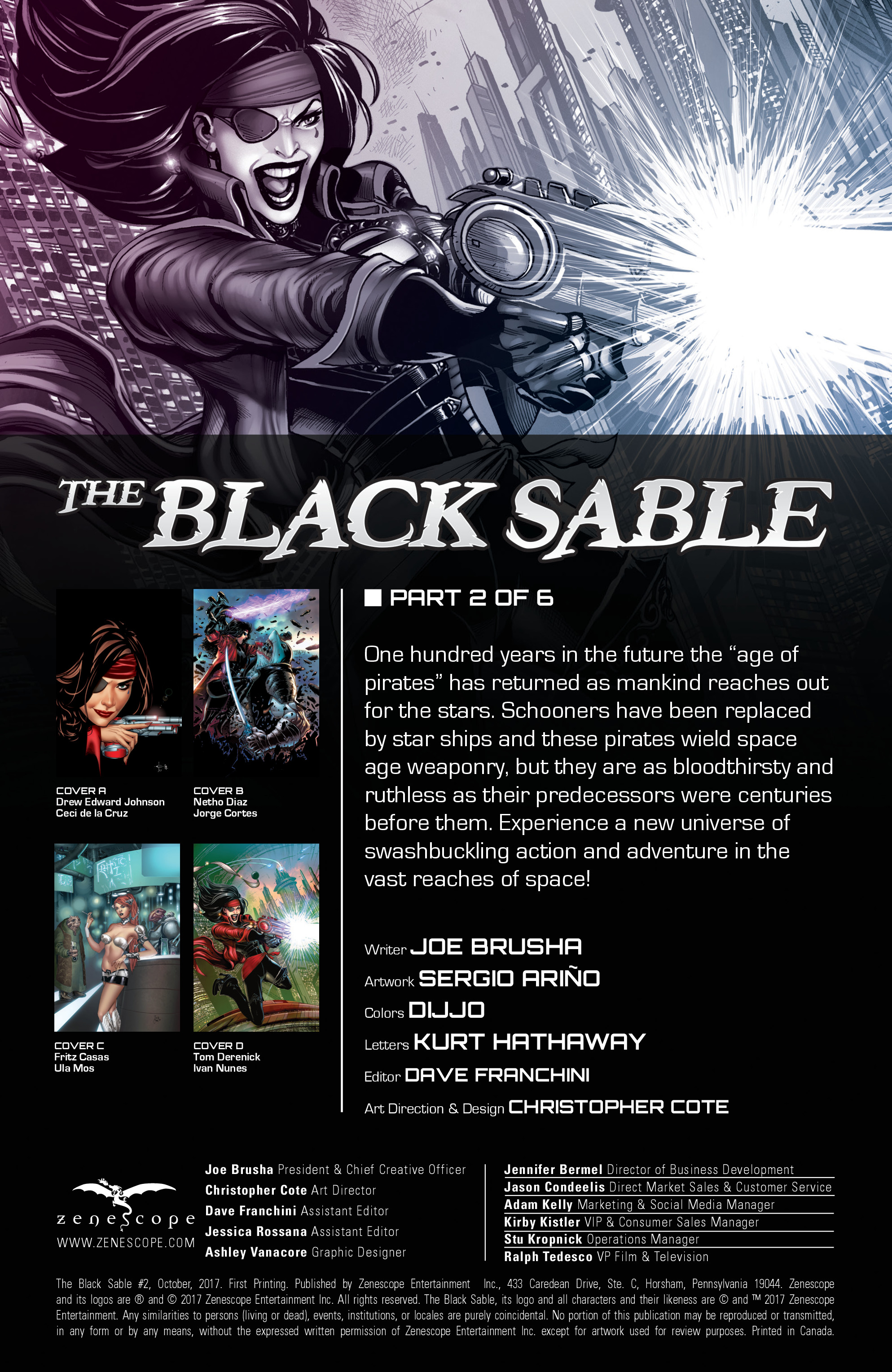 The Black Sable (2017) issue 2 - Page 2