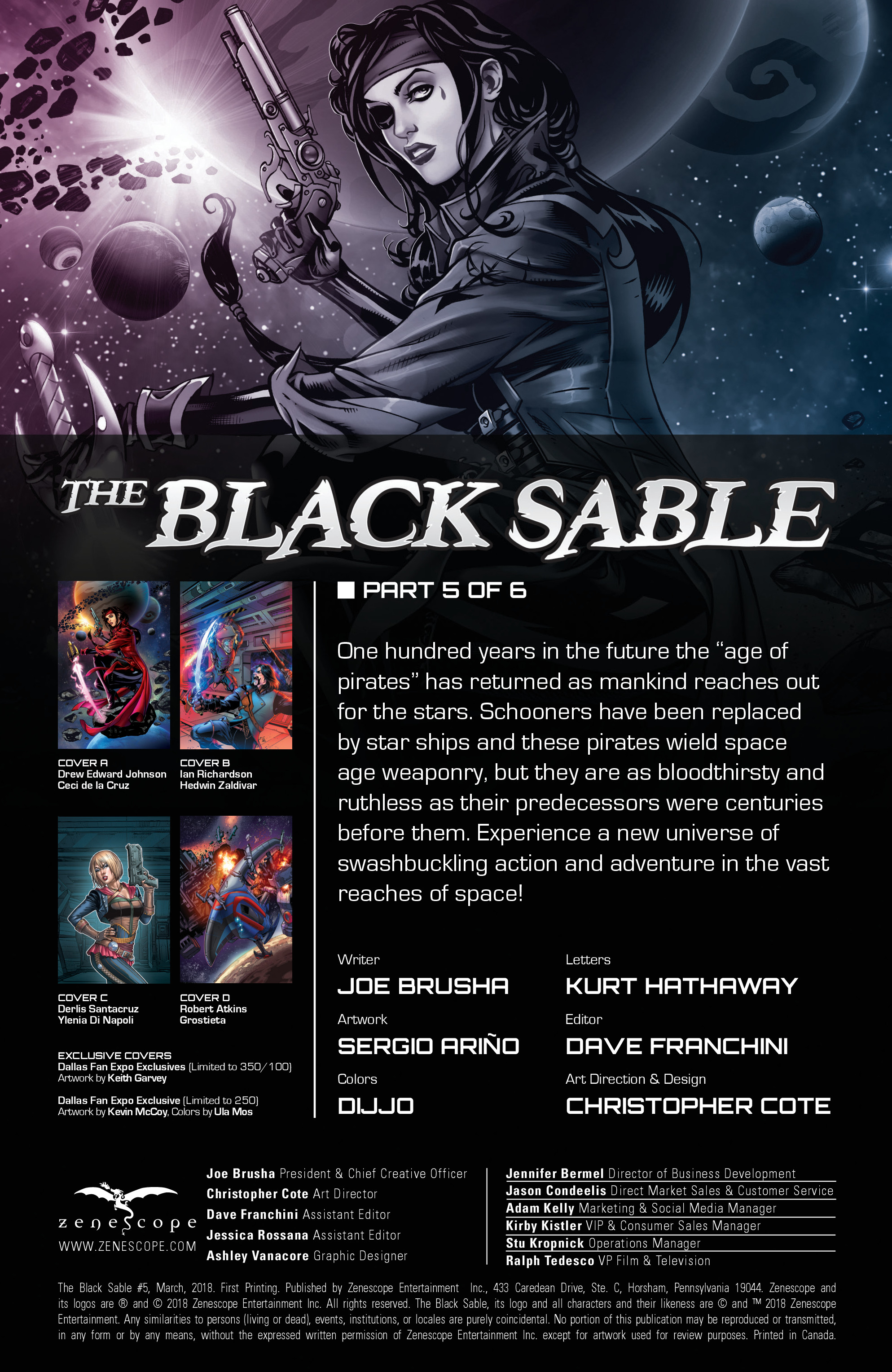 The Black Sable (2017) issue 5 - Page 2