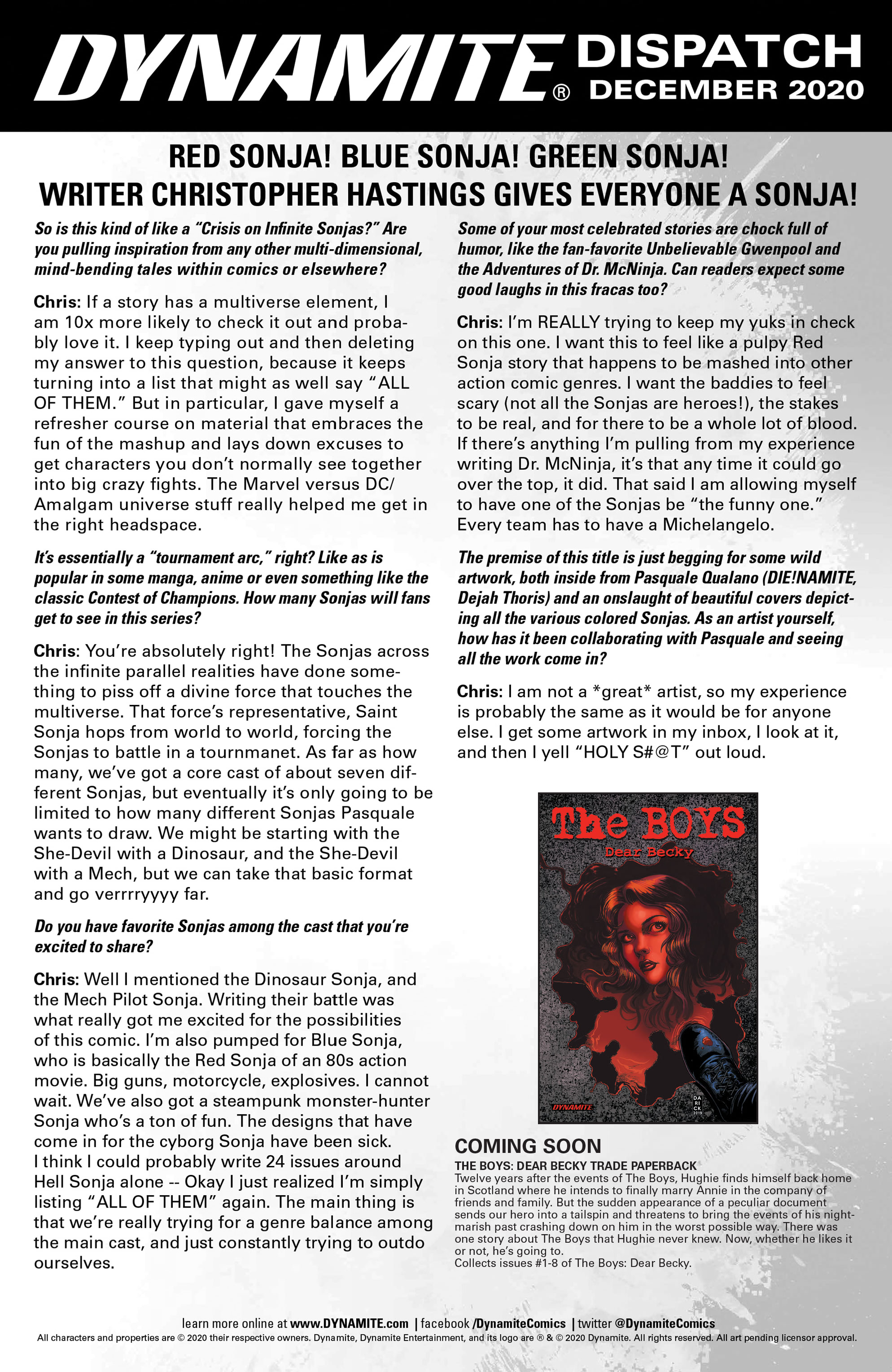 The Boys: Dear Becky (2020-) issue 8 - Page 25