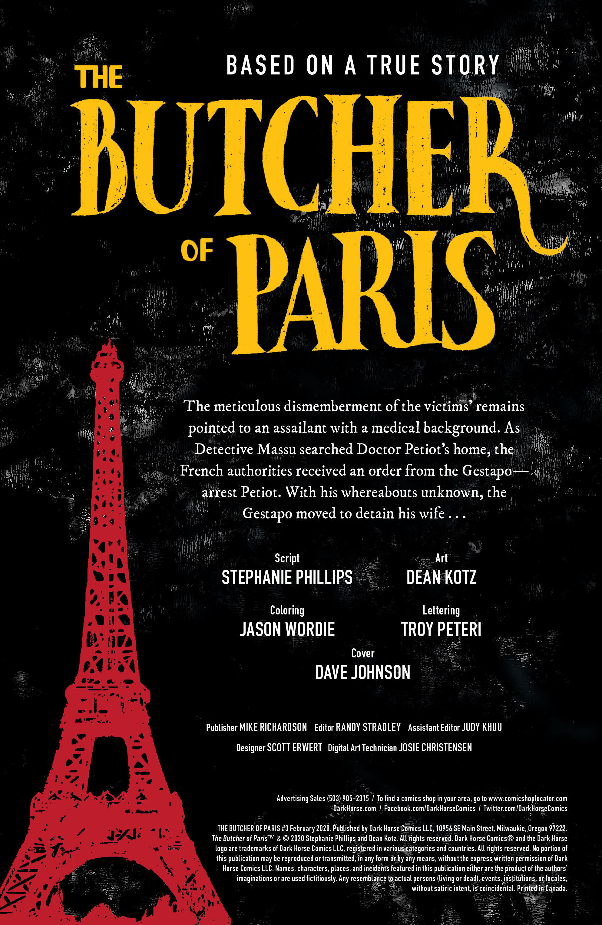 The Butcher of Paris (2019-): Chapter 3 - Page 2