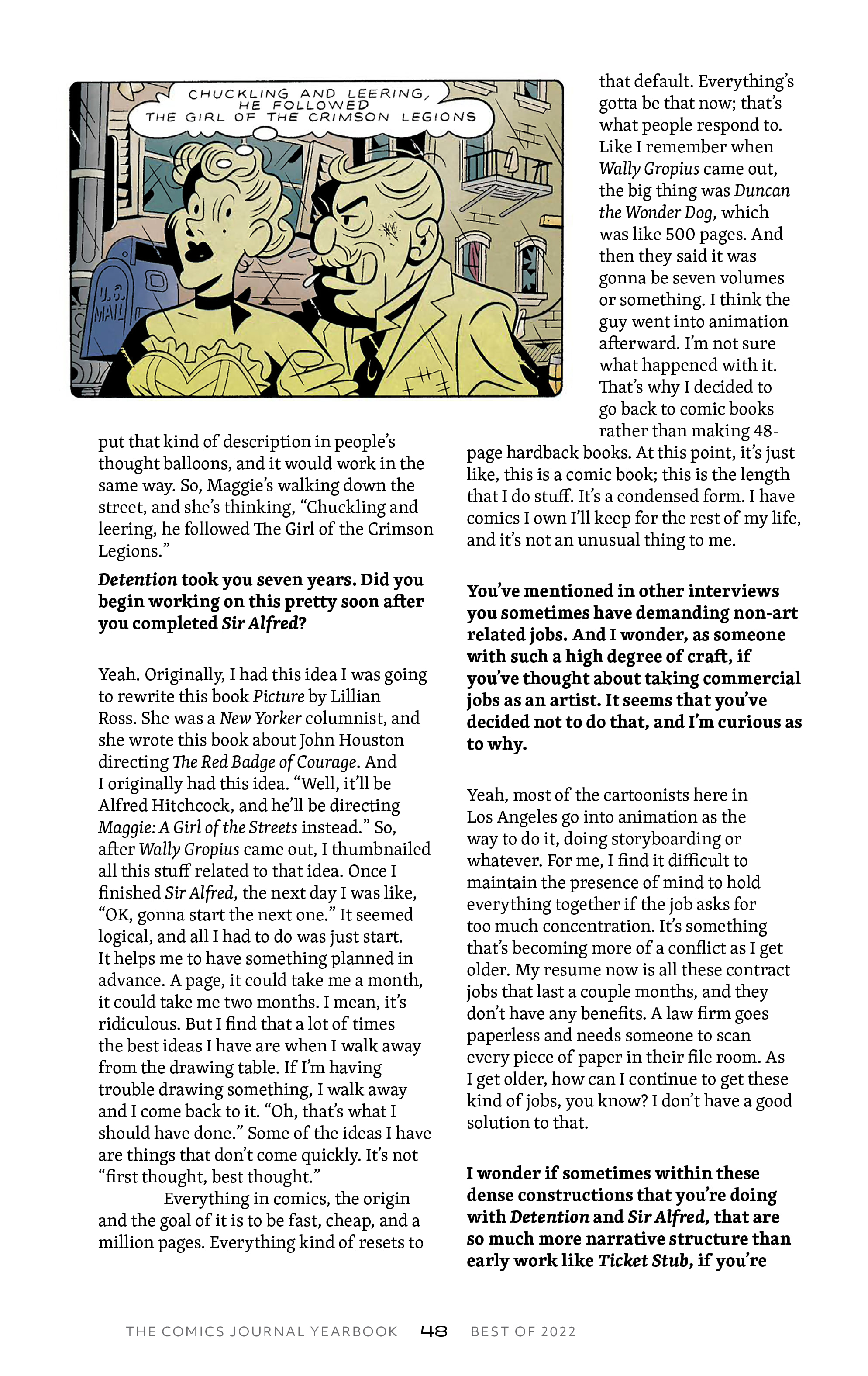 The Comics Journal Yearbook: Best of 2022 (2023) issue 1 - Page 56