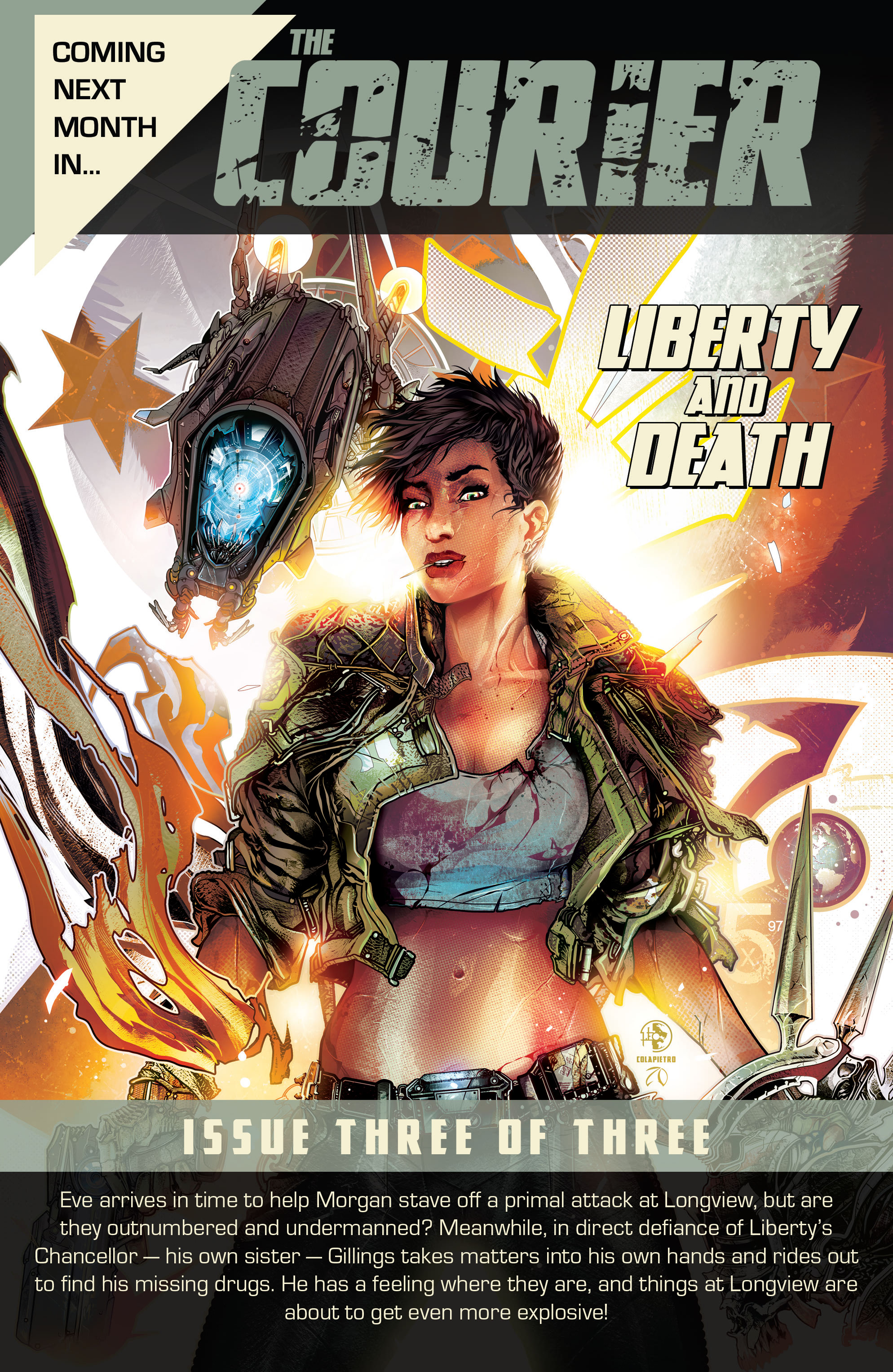 The Courier: Liberty & Death (2021-) issue 2 - Page 34