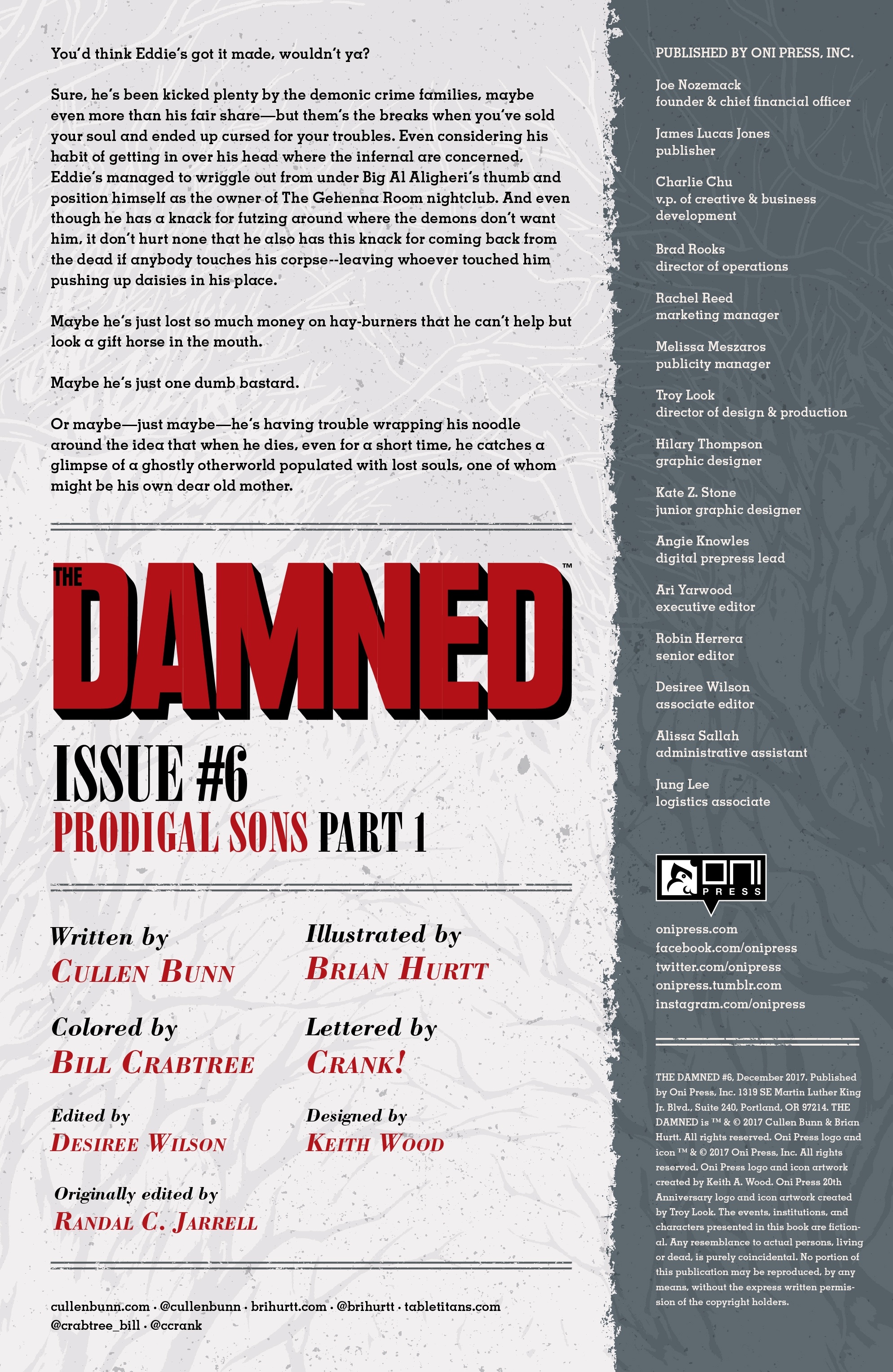 The Damned (2017) issue 6 - Page 2