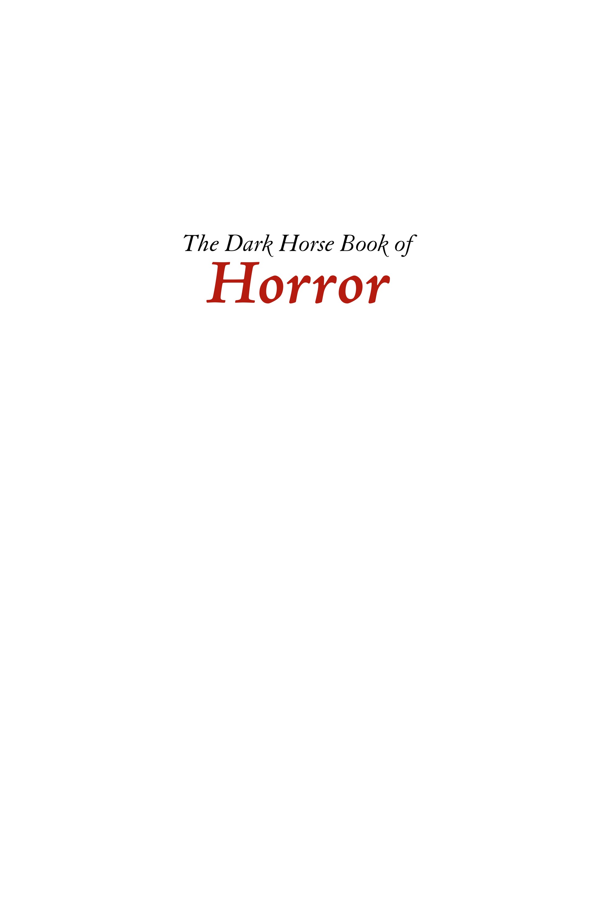 The Dark Horse Book of Horror (2021): Chapter 1 - Page 3
