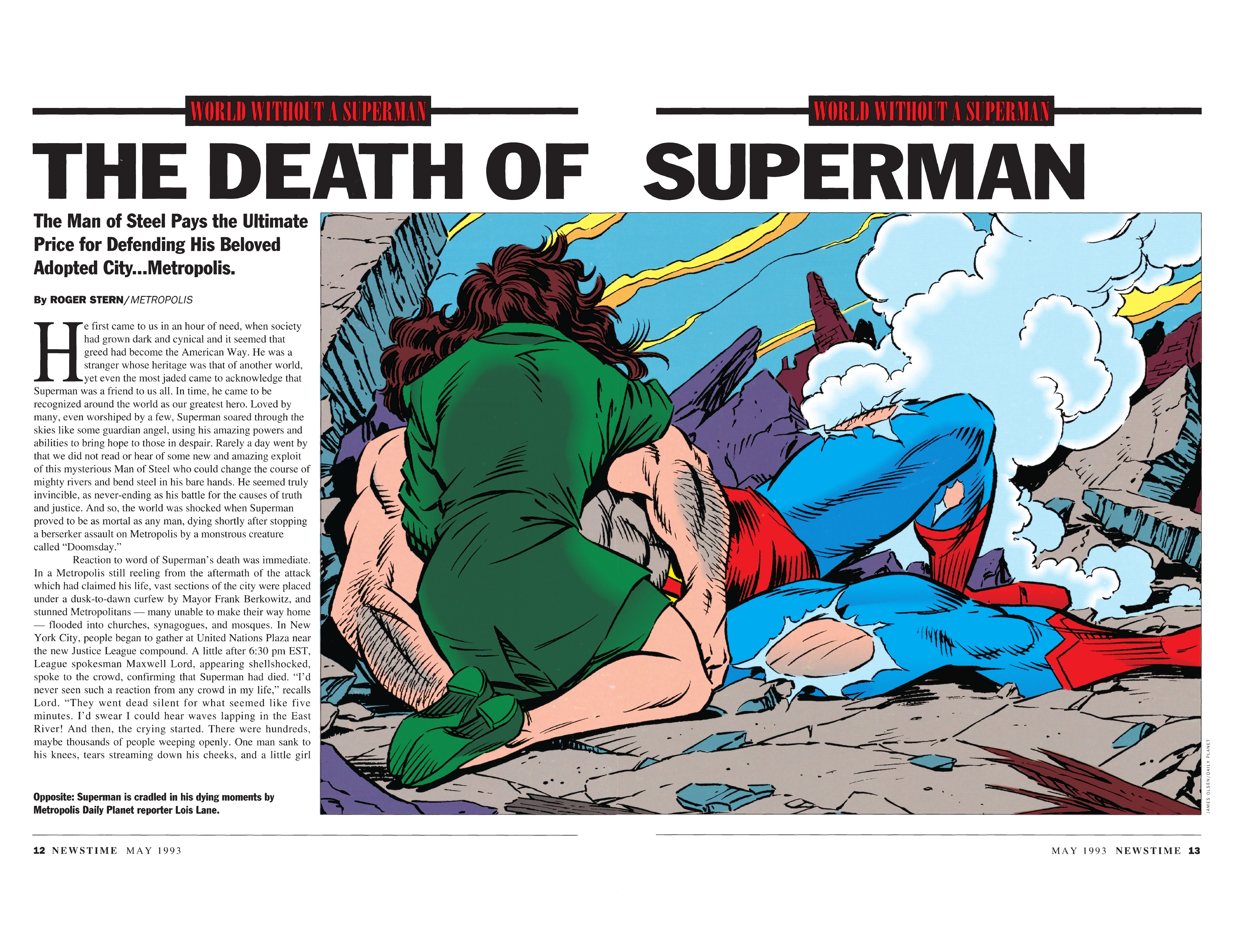 The Death of Superman 30th Anniversary Special (2022) issue Deluxe Edition - Page 279