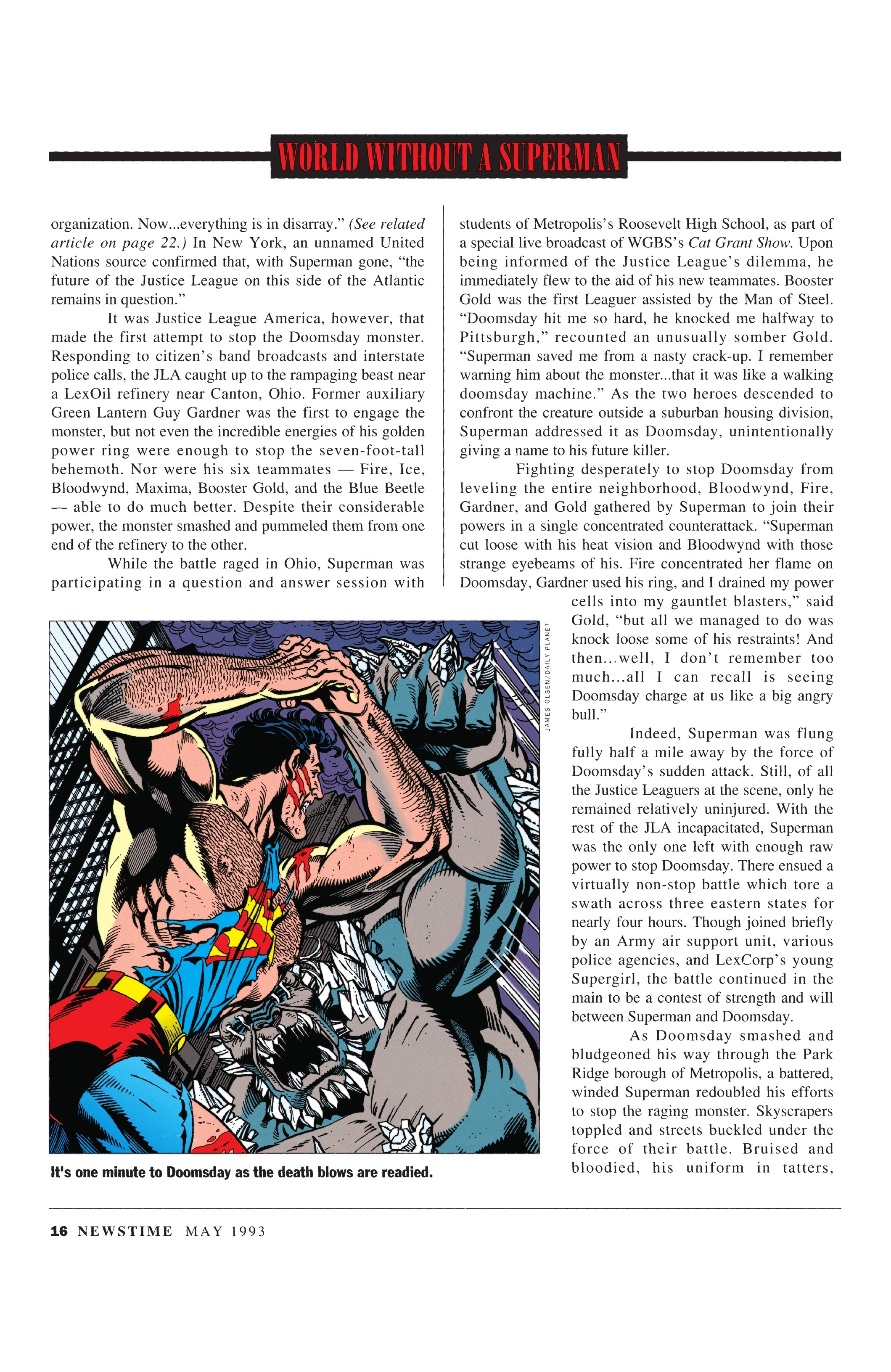 The Death of Superman 30th Anniversary Special (2022) issue Deluxe Edition - Page 281