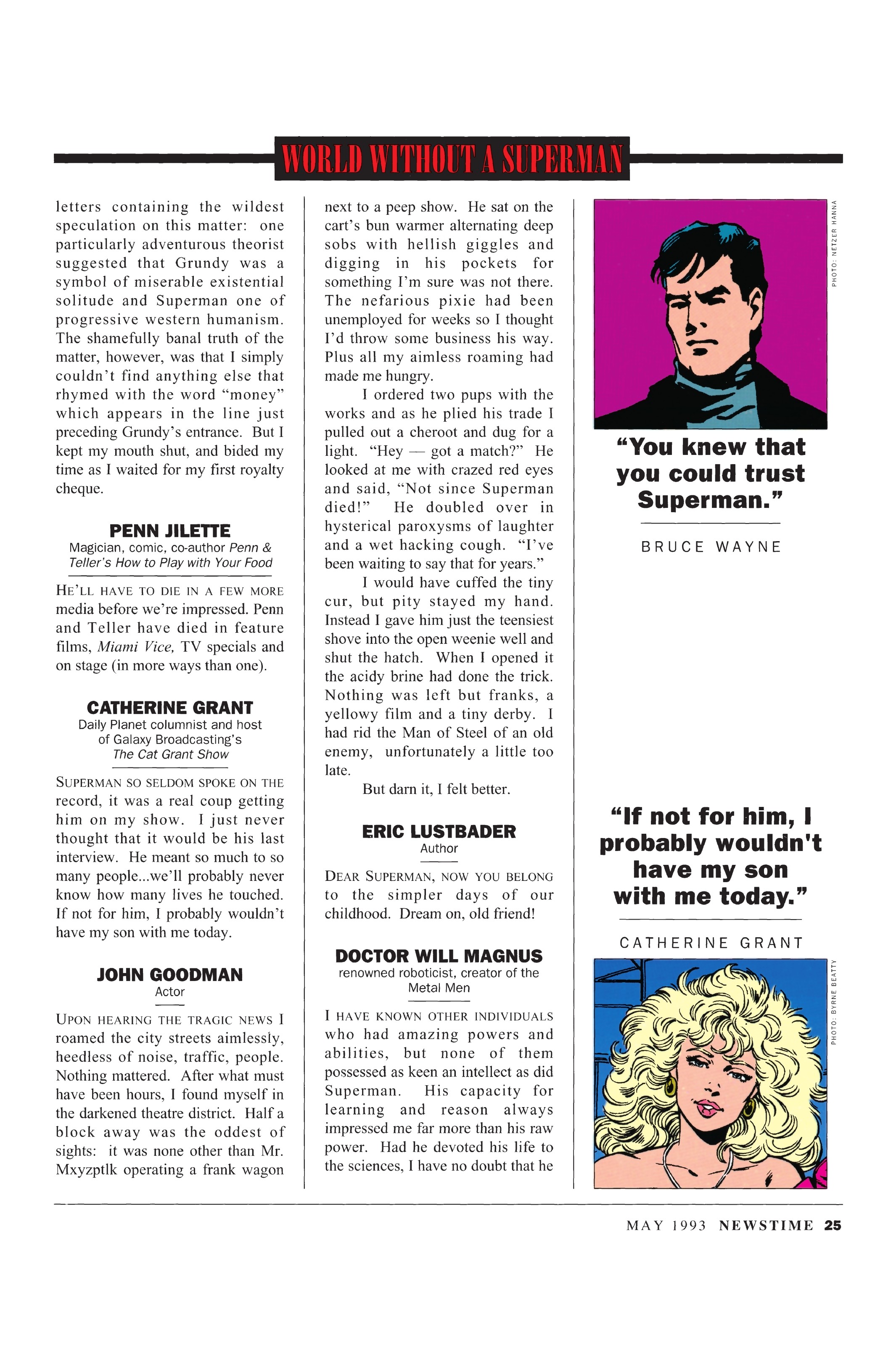 The Death of Superman 30th Anniversary Special (2022) issue Deluxe Edition - Page 289