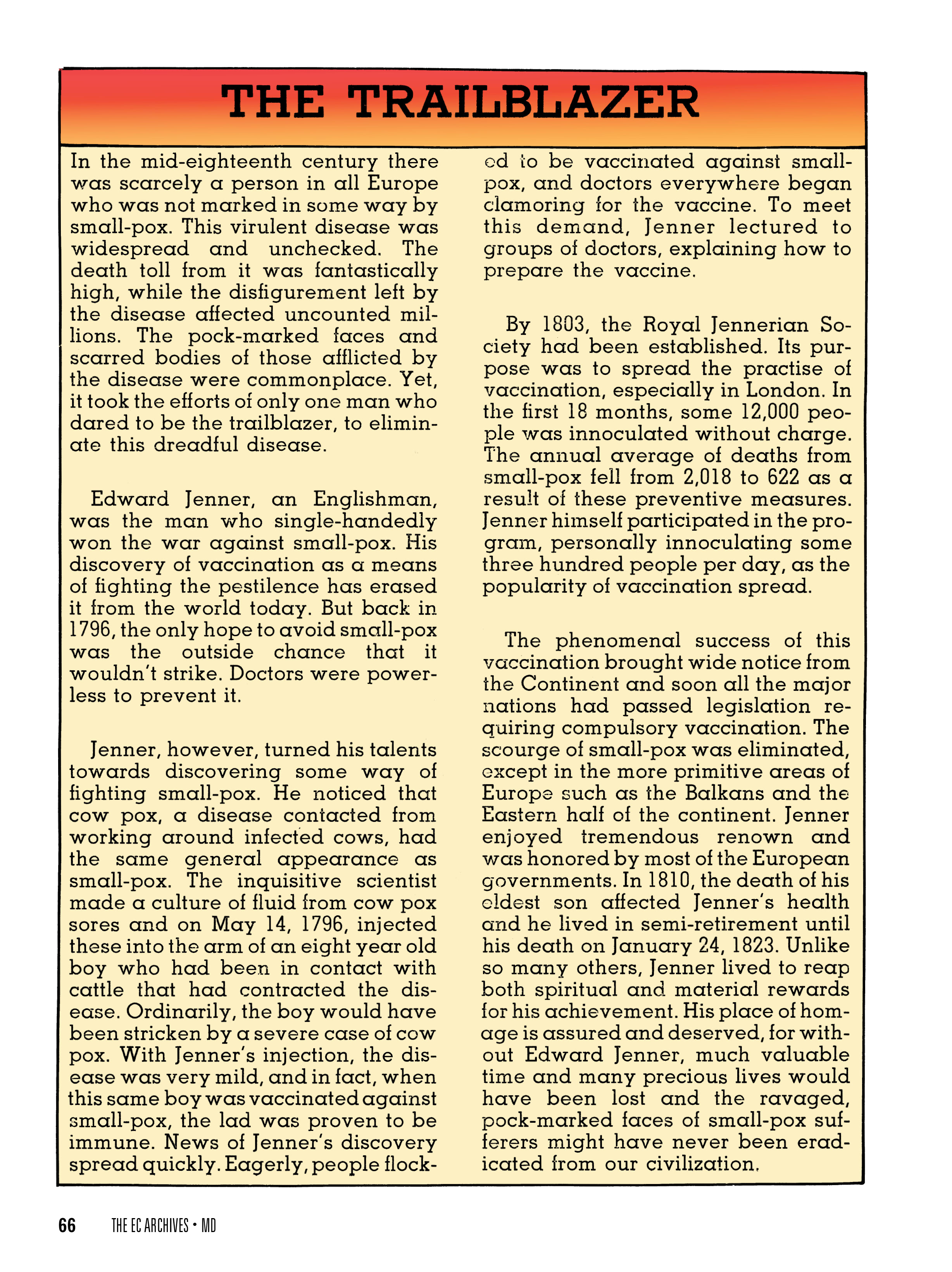 The EC Archives: MD (2021) issue 1 - Page 68