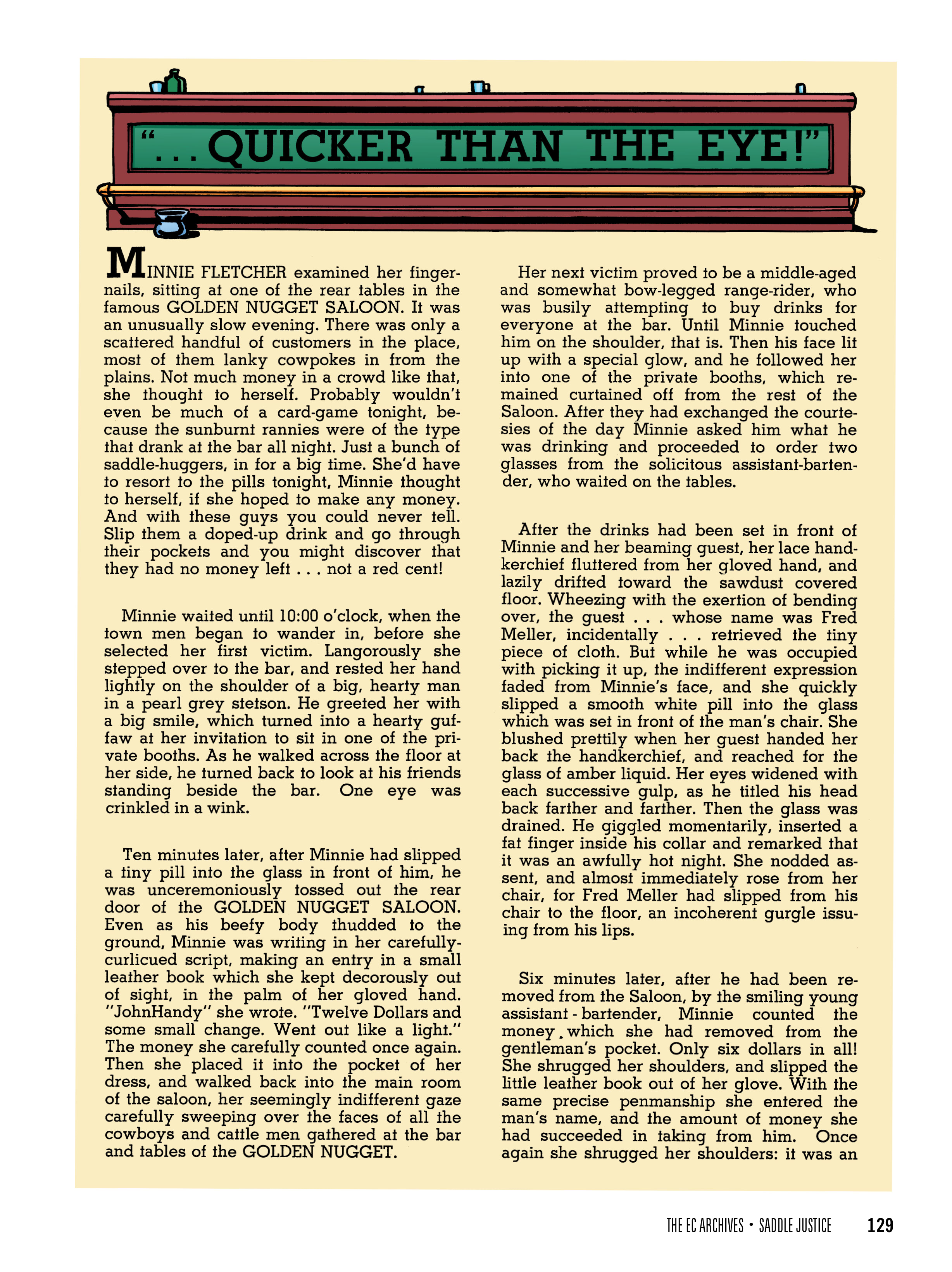 The EC Archives: Saddle Justice (2021) issue 1 - Page 131