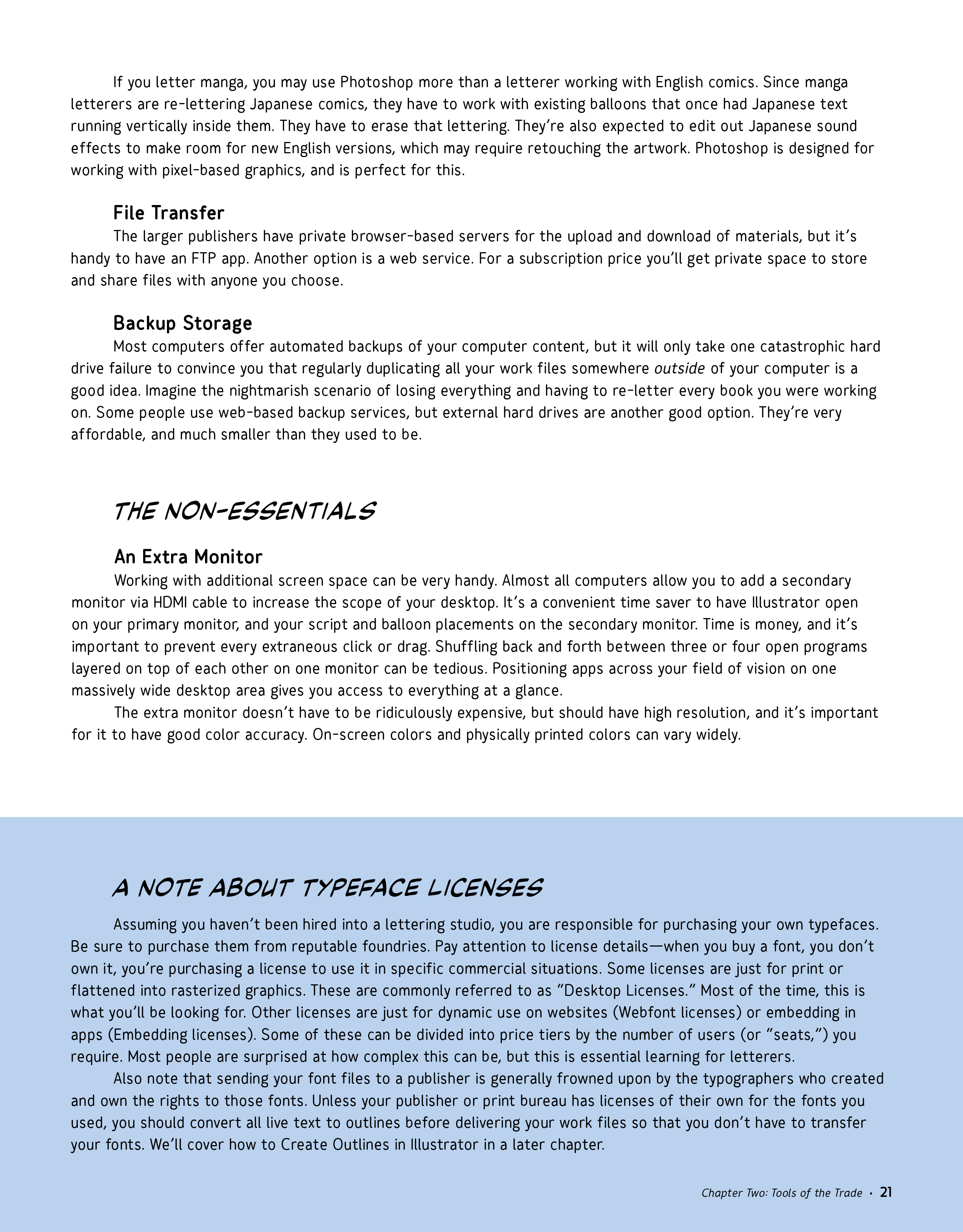 The Essential Guide to Comic Book Lettering (2021) issue 1 - Page 21