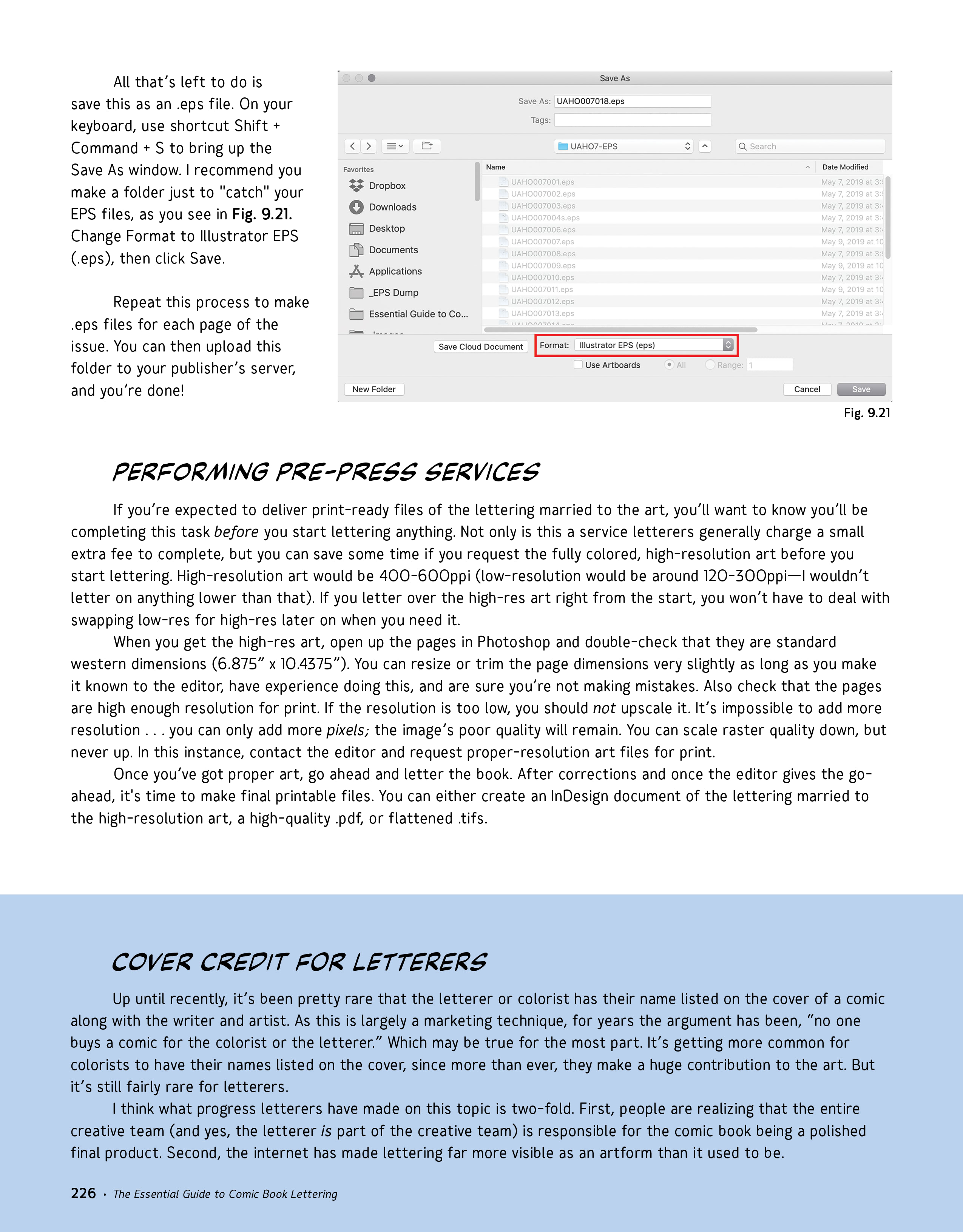 The Essential Guide to Comic Book Lettering (2021) issue 1 - Page 226