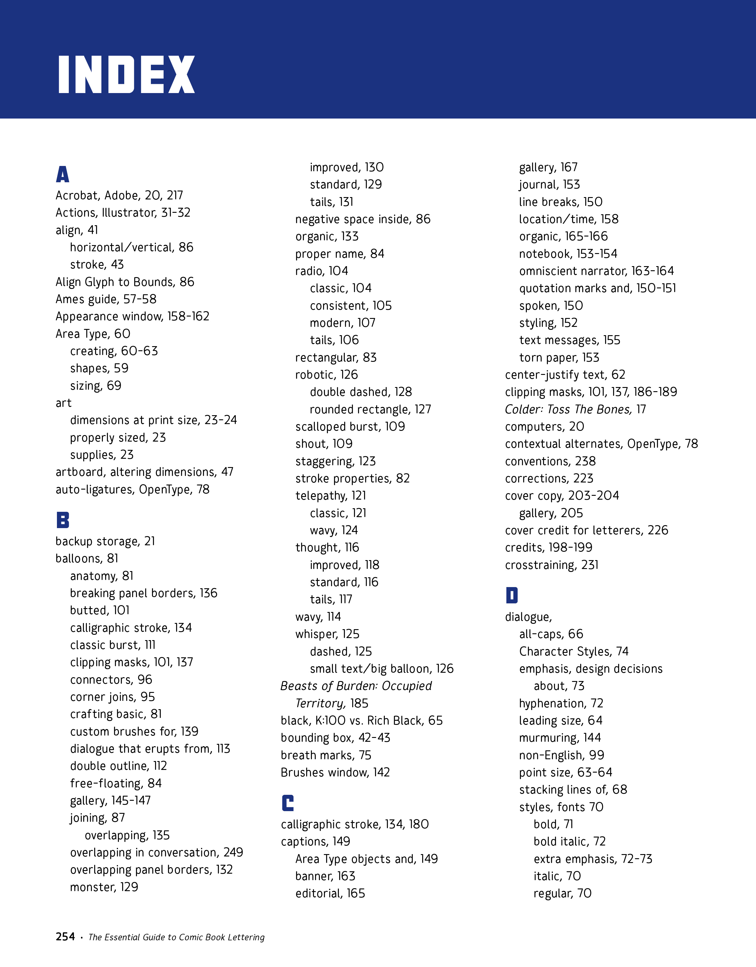 The Essential Guide to Comic Book Lettering (2021) issue 1 - Page 254