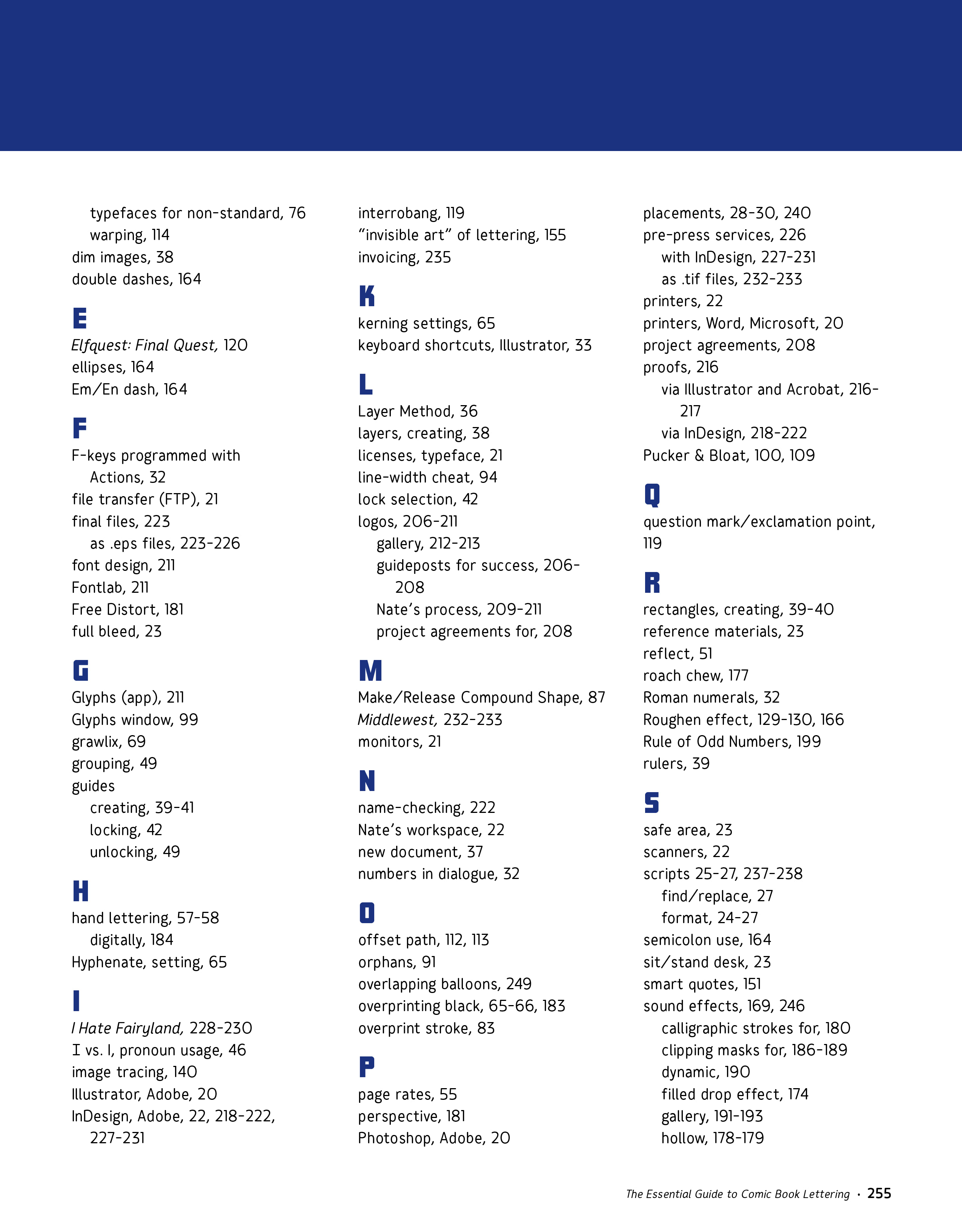 The Essential Guide to Comic Book Lettering (2021) issue 1 - Page 255