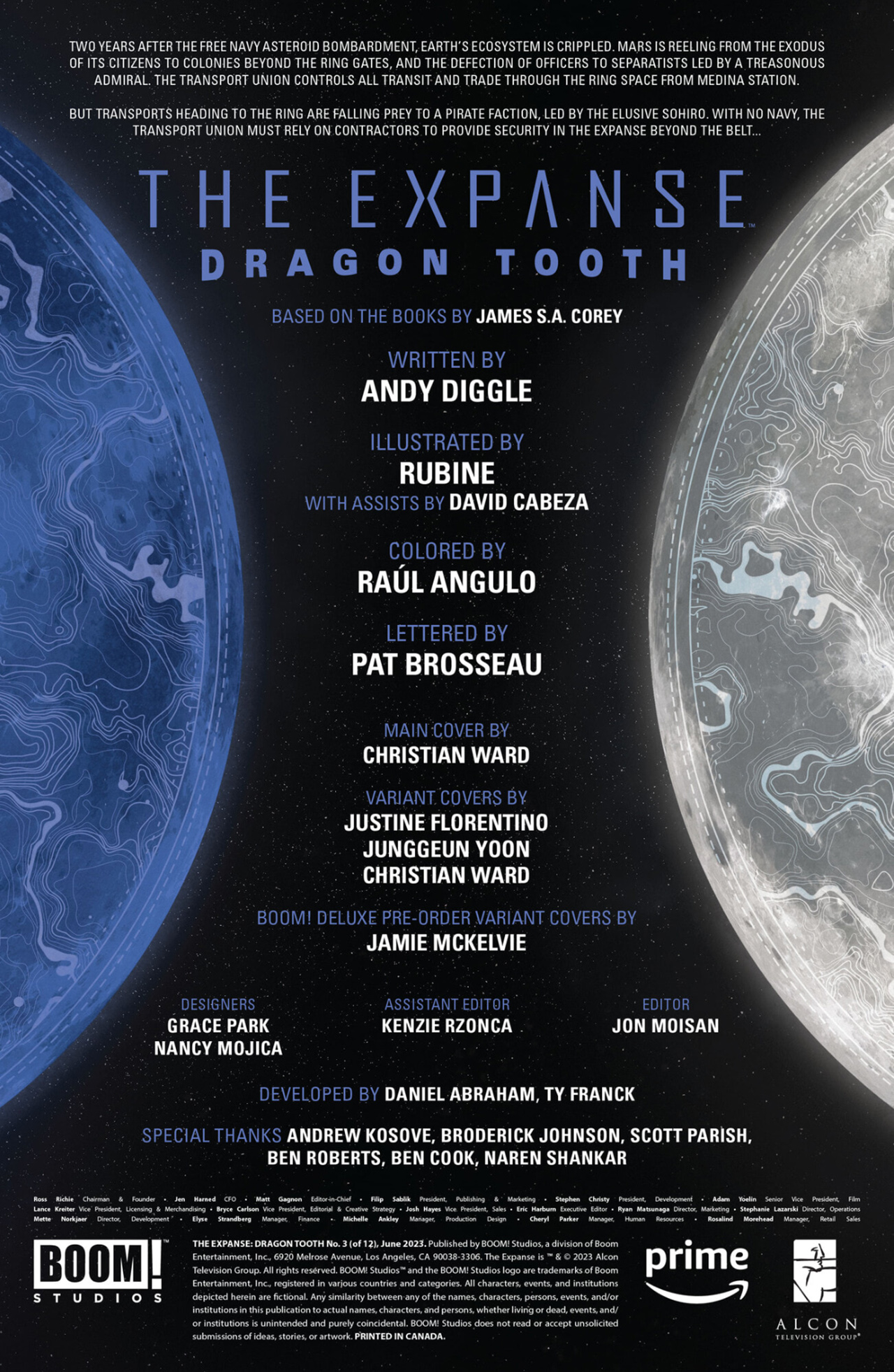 The Expanse: Dragon Tooth (2023-) issue 3 - Page 2