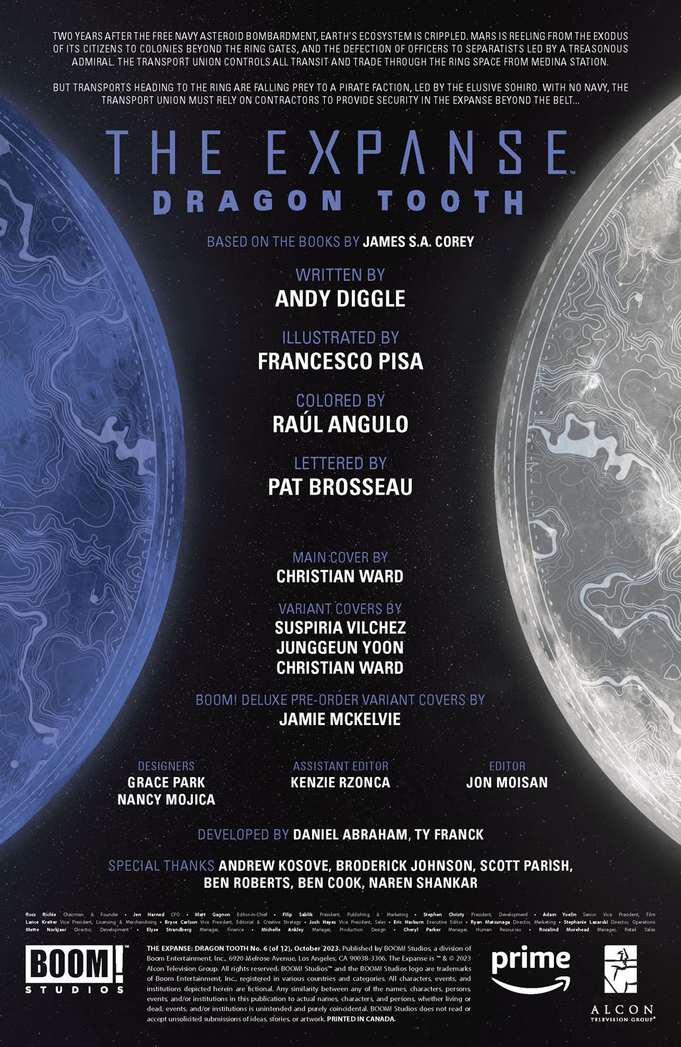 The Expanse: Dragon Tooth (2023-) issue 6 - Page 2