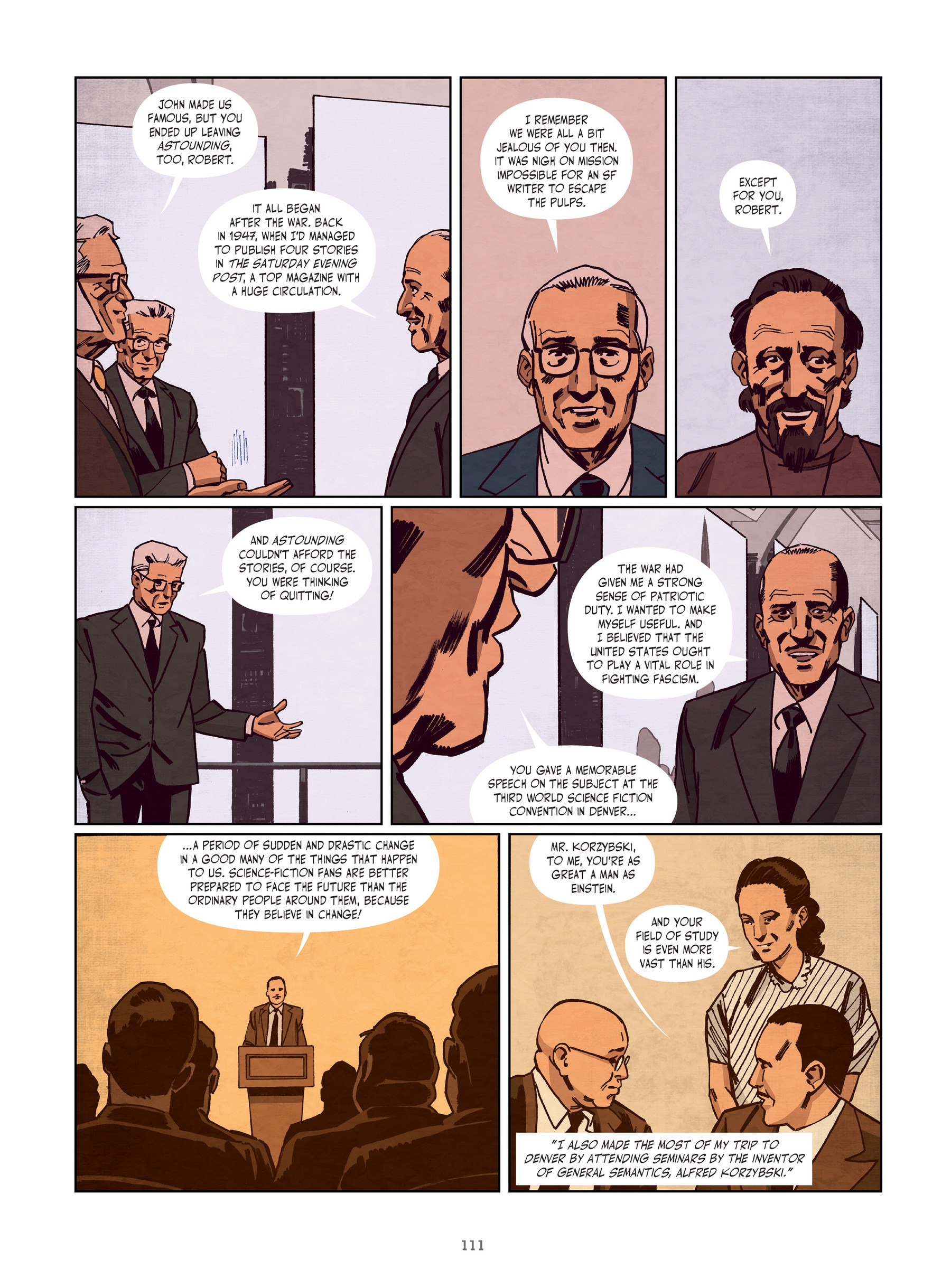 The History of Science Fiction: A Graphic Novel Adventure (2021) issue 1 - Page 111