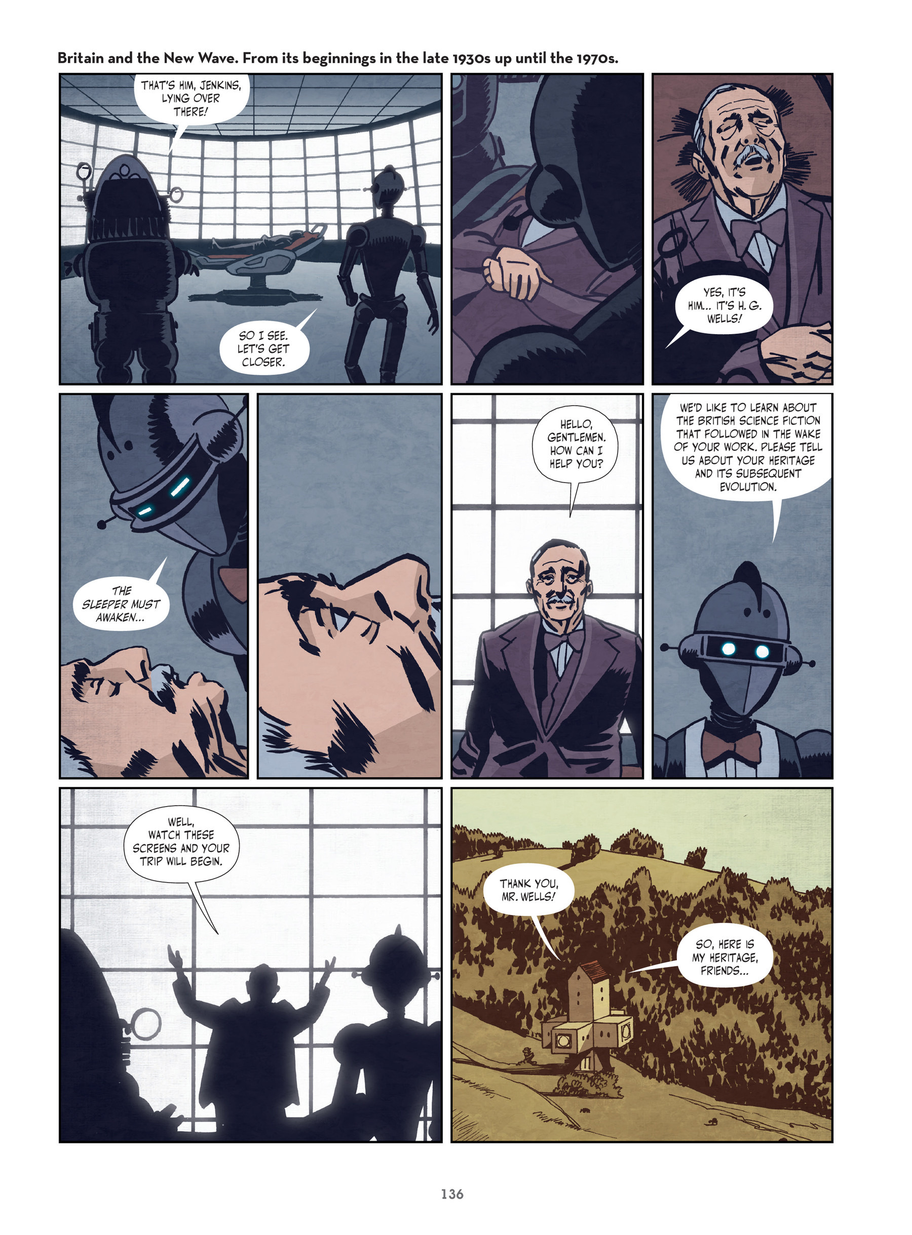 The History of Science Fiction: A Graphic Novel Adventure (2021) issue 1 - Page 136