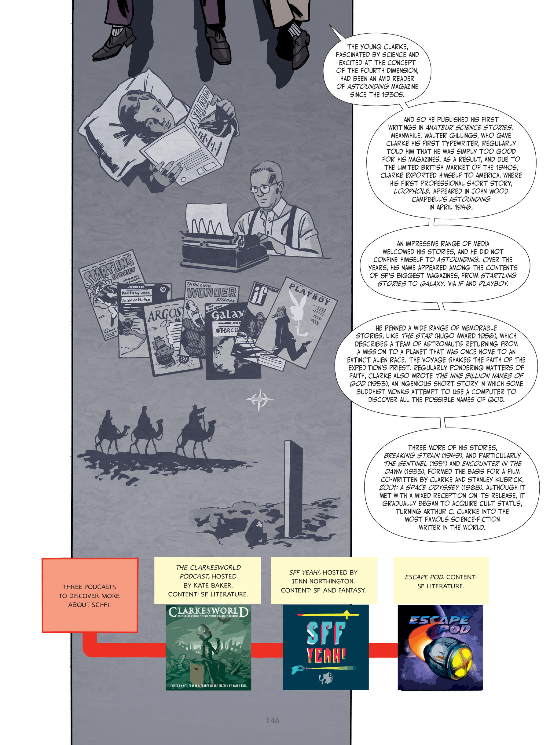 The History of Science Fiction: A Graphic Novel Adventure (2021) issue 1 - Page 146