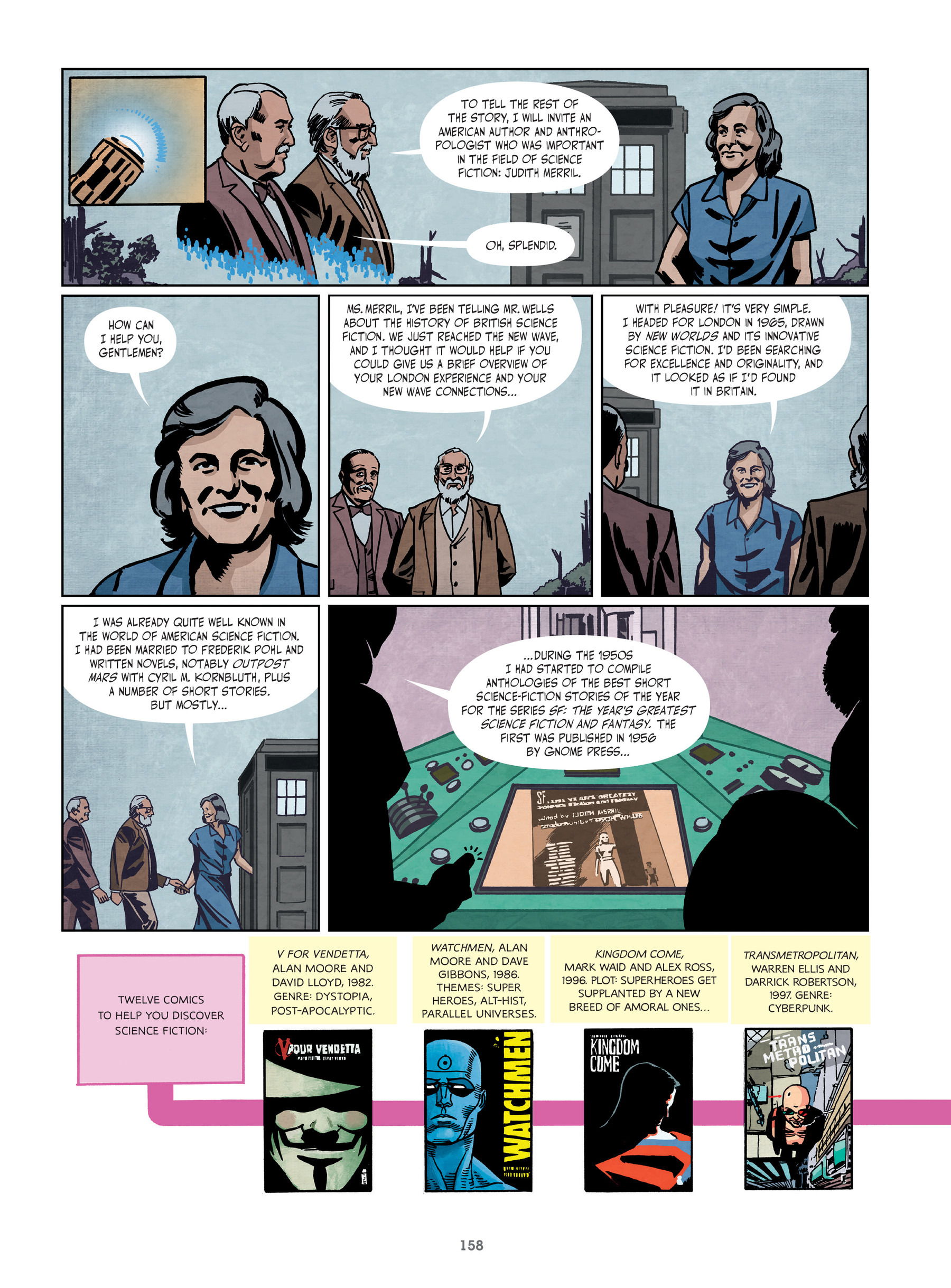 The History of Science Fiction: A Graphic Novel Adventure (2021) issue 1 - Page 158