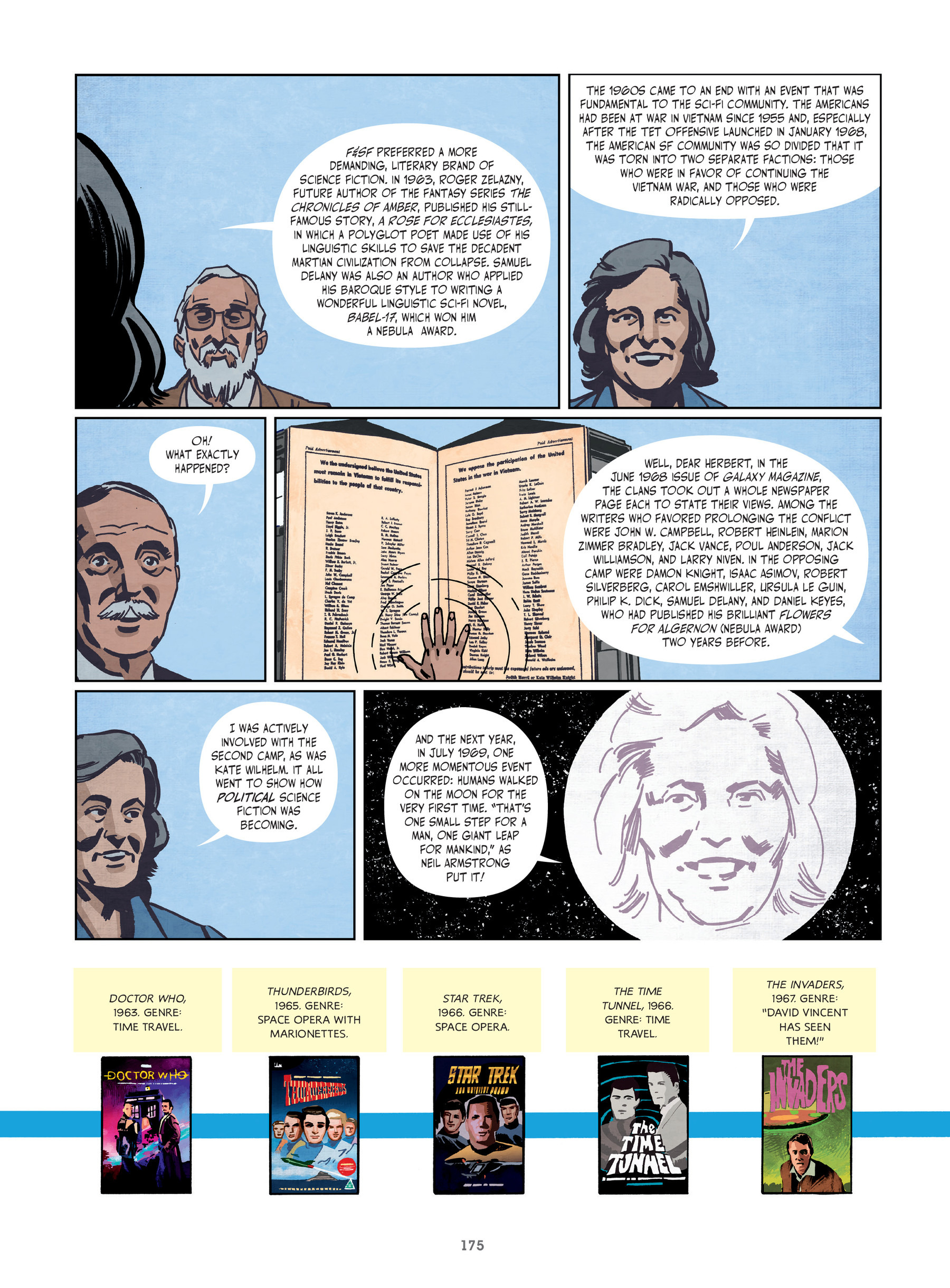 The History of Science Fiction: A Graphic Novel Adventure (2021) issue 1 - Page 175