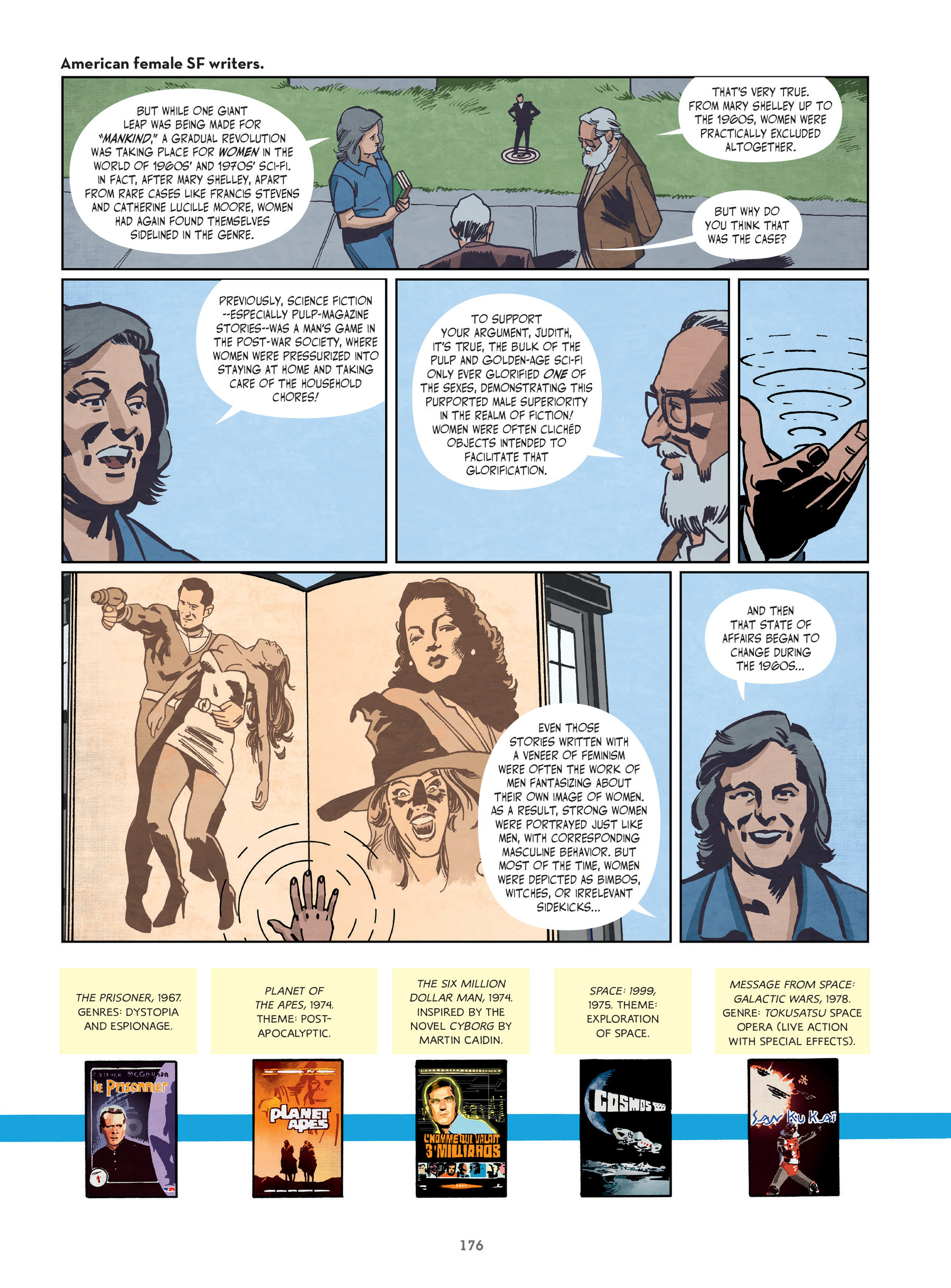 The History of Science Fiction: A Graphic Novel Adventure (2021) issue 1 - Page 176