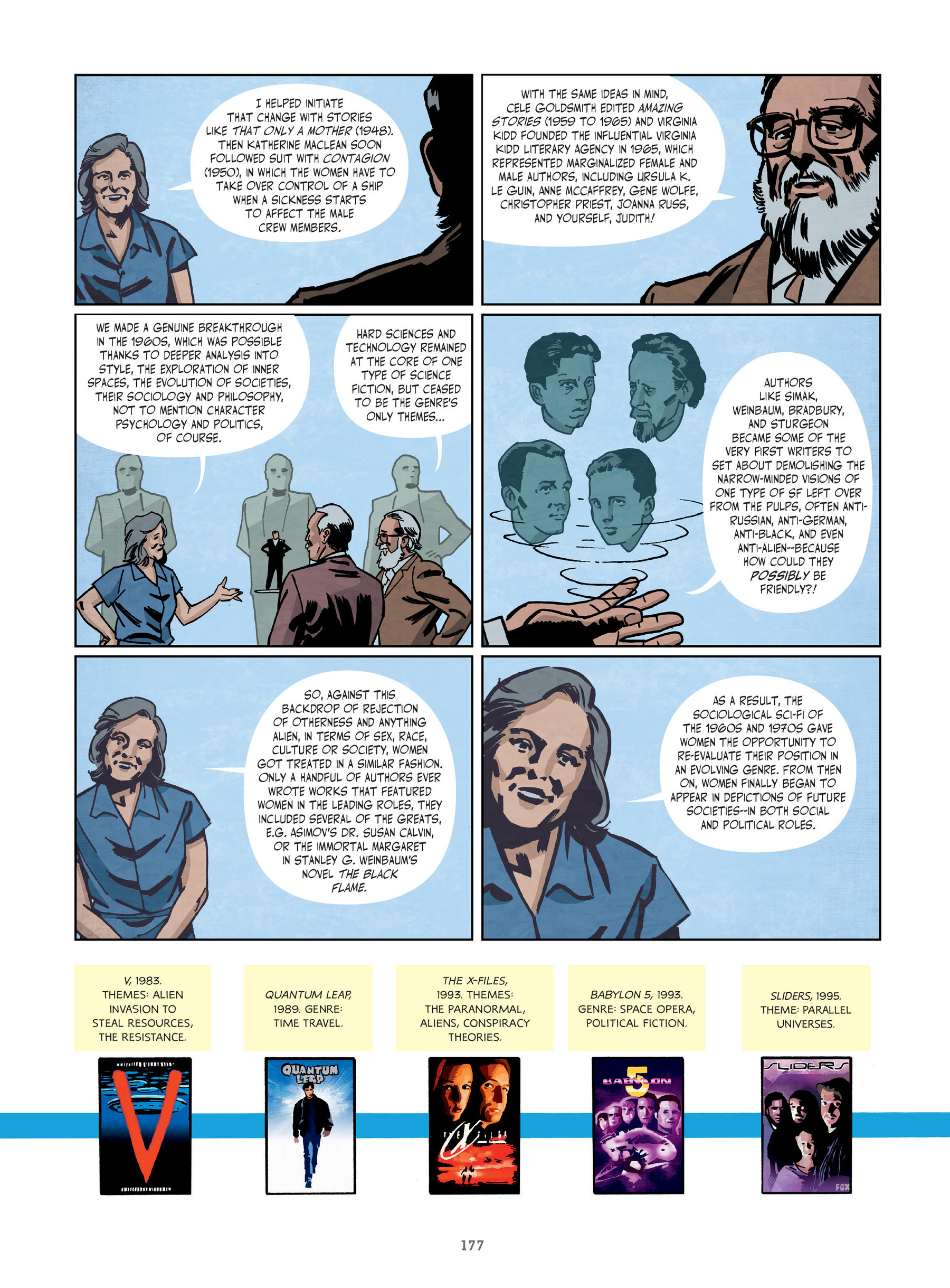 The History of Science Fiction: A Graphic Novel Adventure (2021) issue 1 - Page 177