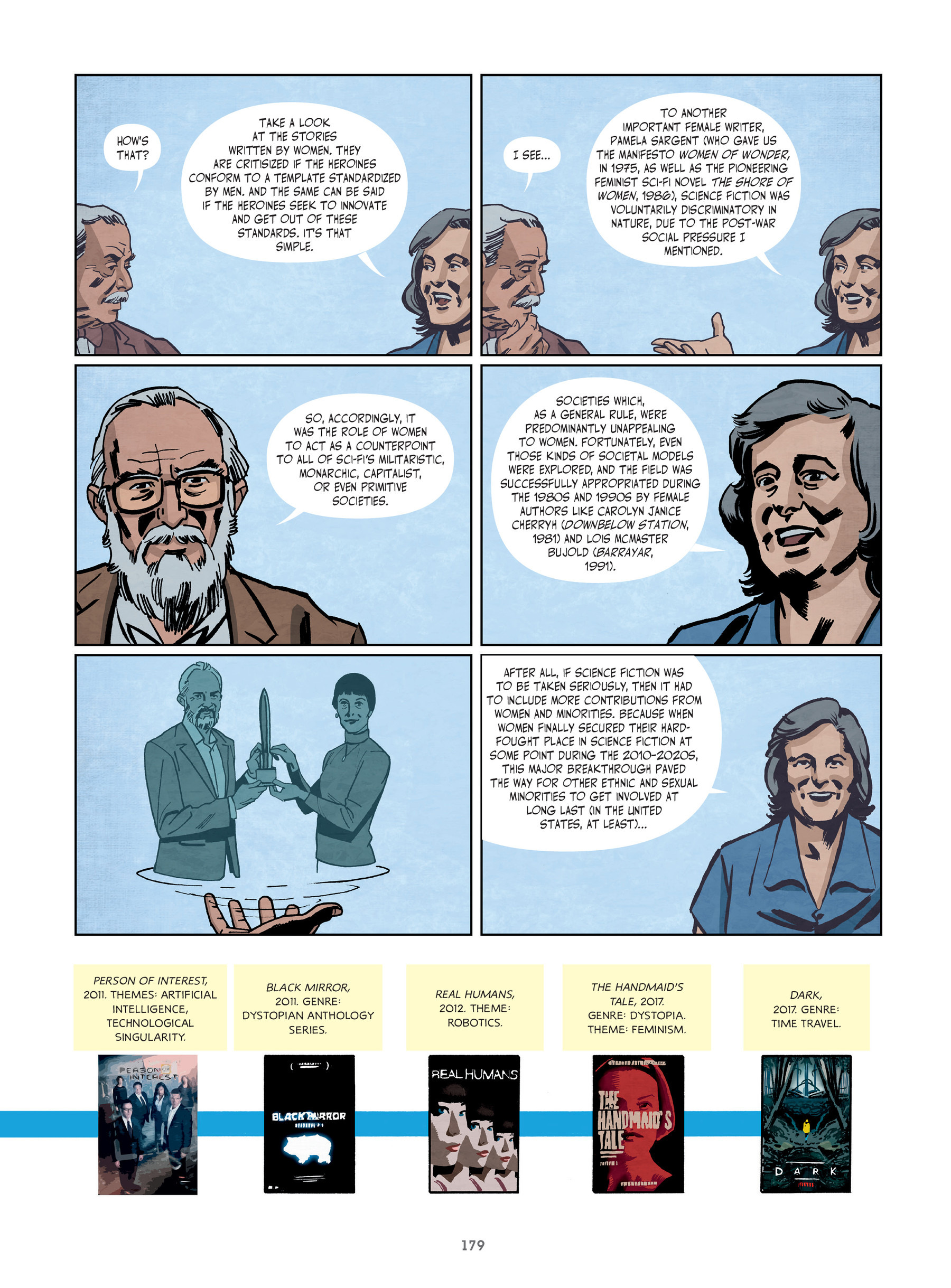 The History of Science Fiction: A Graphic Novel Adventure (2021) issue 1 - Page 179