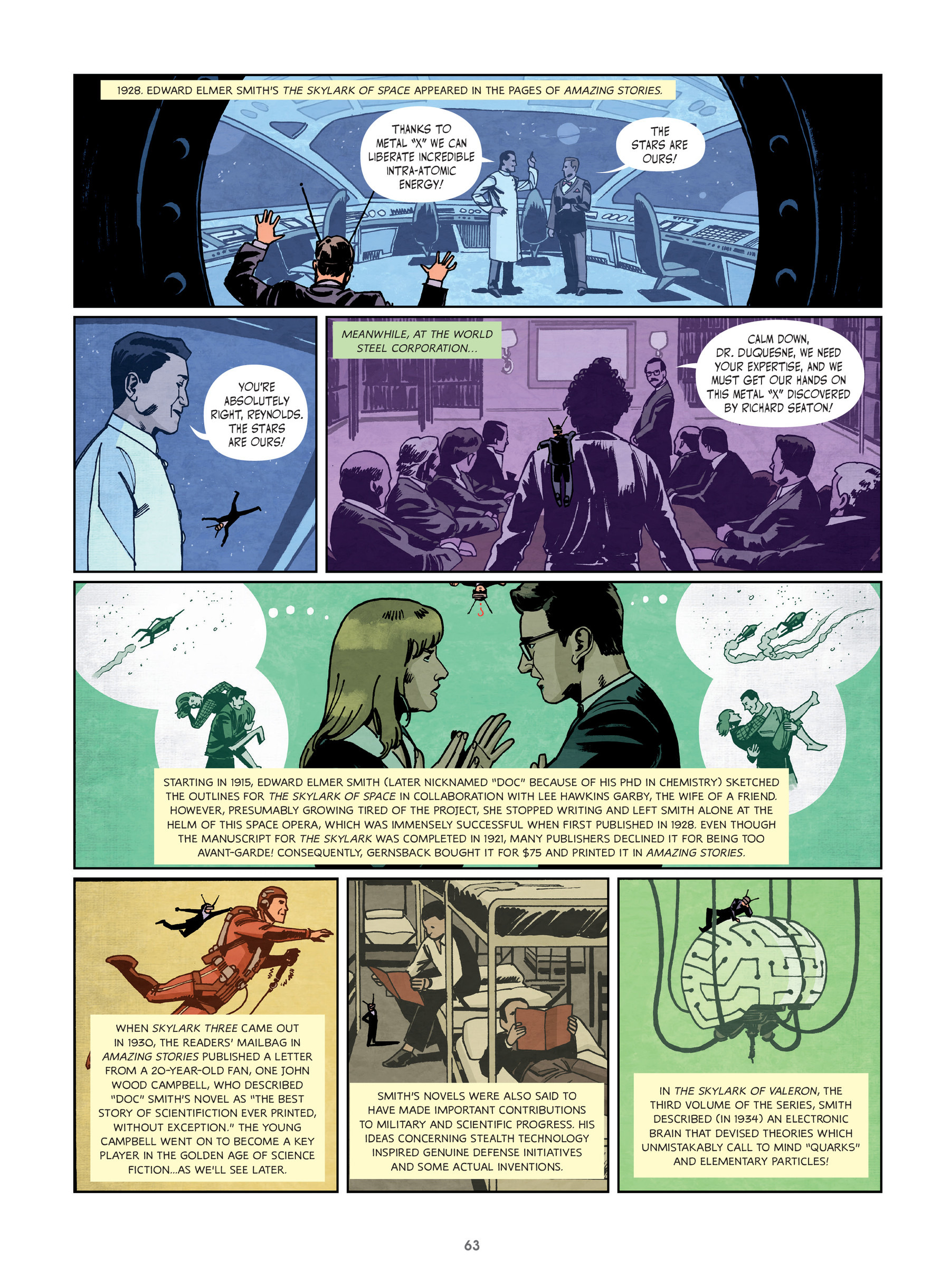 The History of Science Fiction: A Graphic Novel Adventure (2021) issue 1 - Page 63