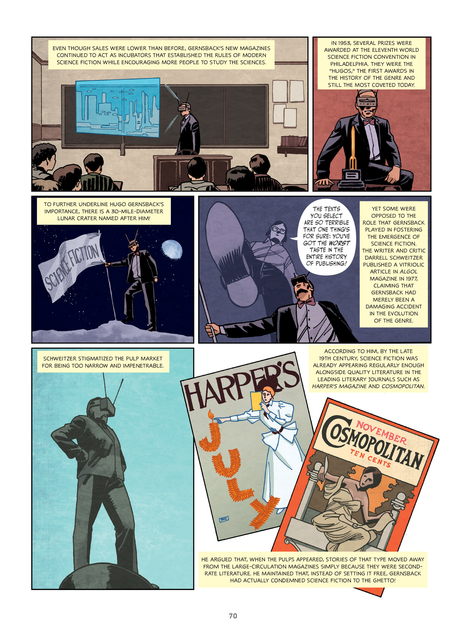 The History of Science Fiction: A Graphic Novel Adventure (2021) issue 1 - Page 70