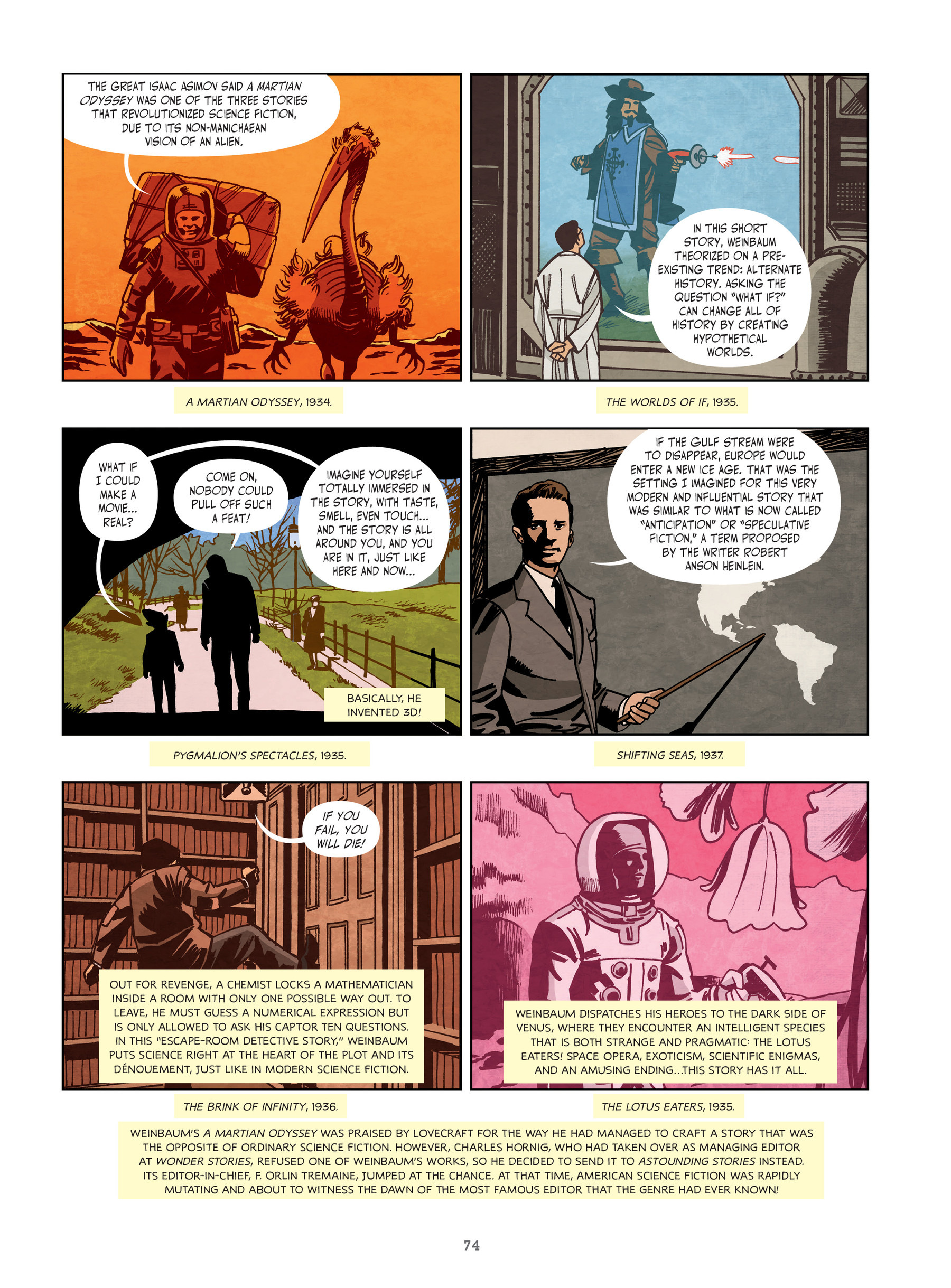 The History of Science Fiction: A Graphic Novel Adventure (2021) issue 1 - Page 74