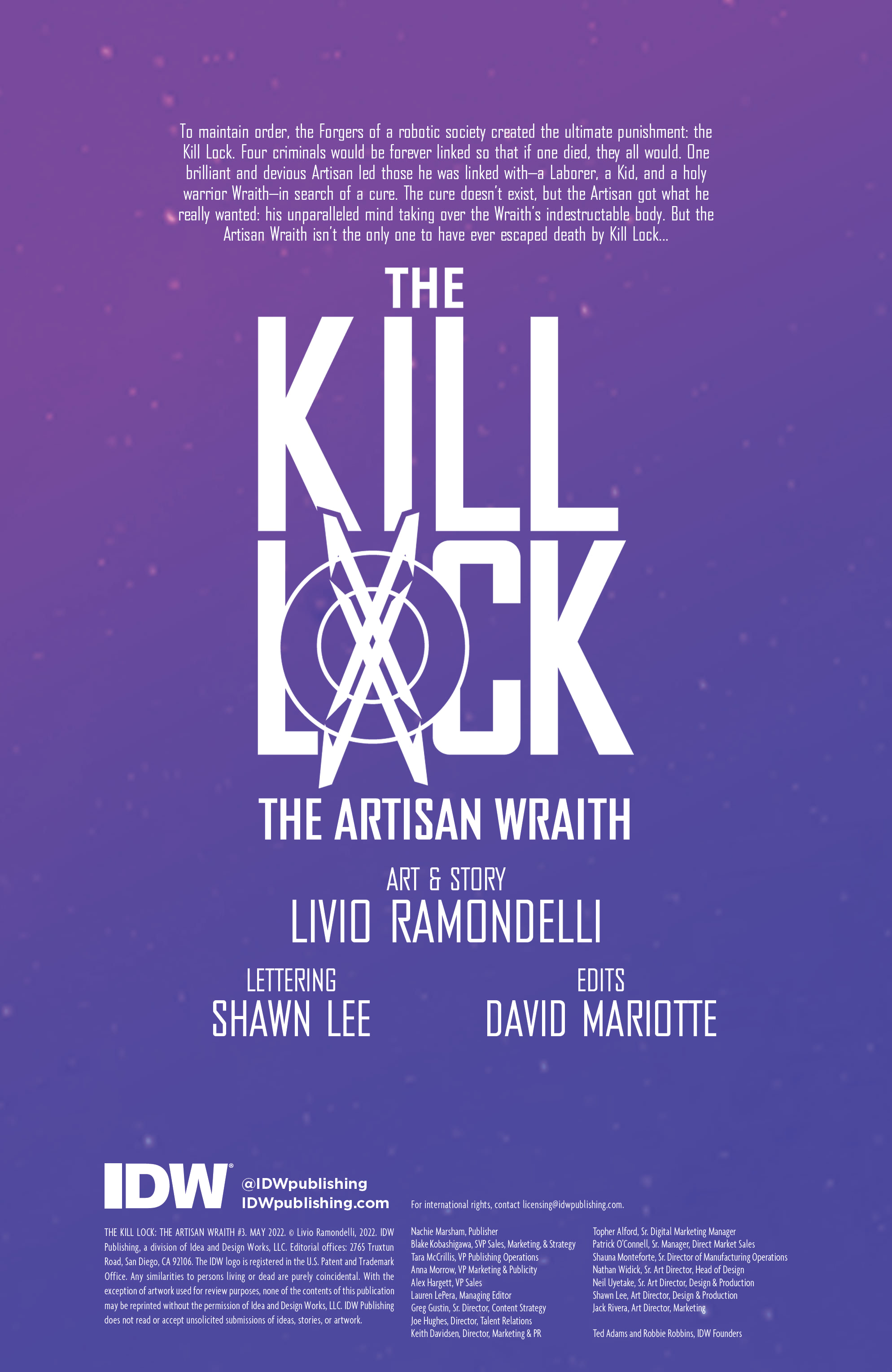 The Kill Lock: The Artisan Wraith (2022-): Chapter 3 - Page 2