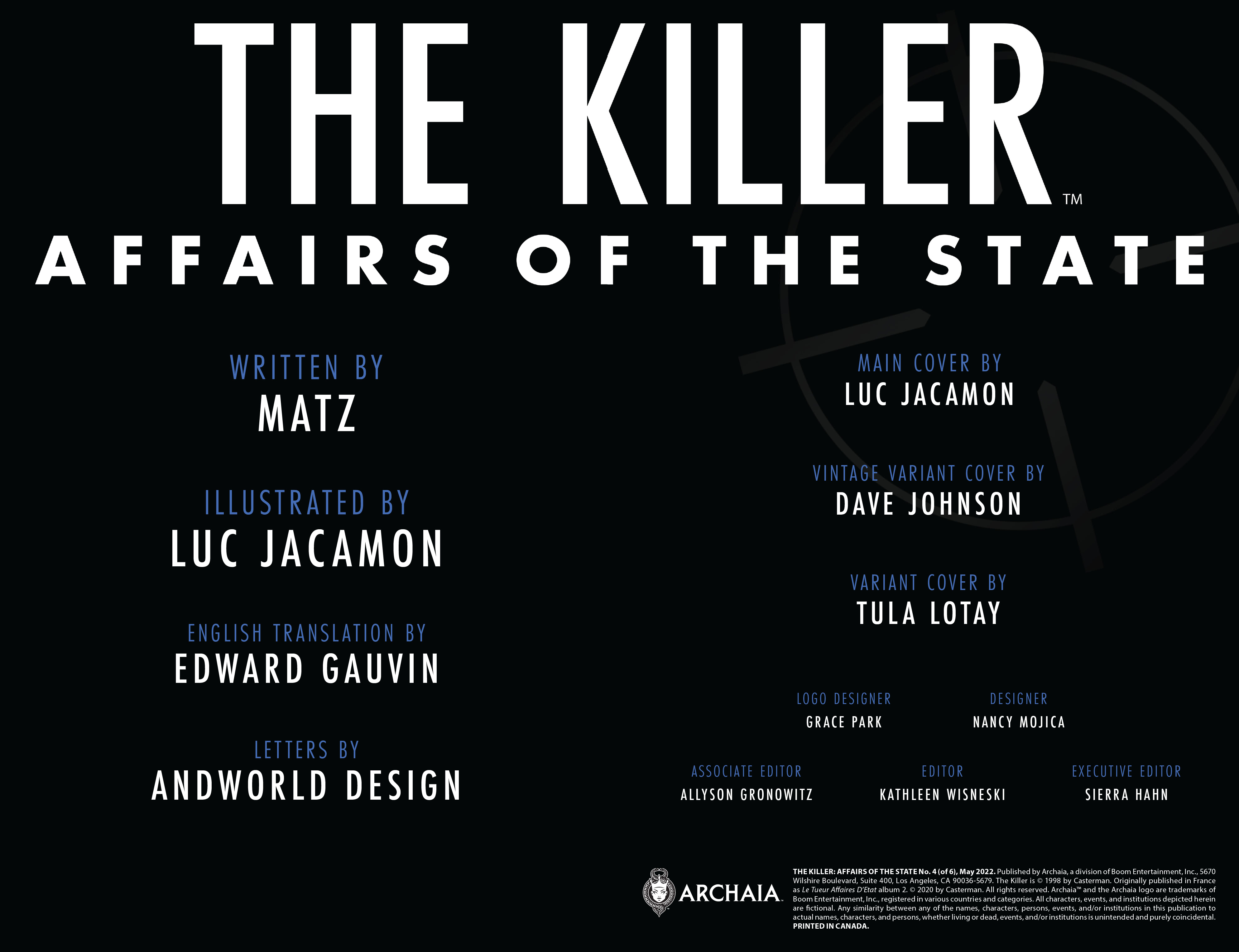 The Killer: Affairs of the State (2022-): Chapter 4 - Page 2