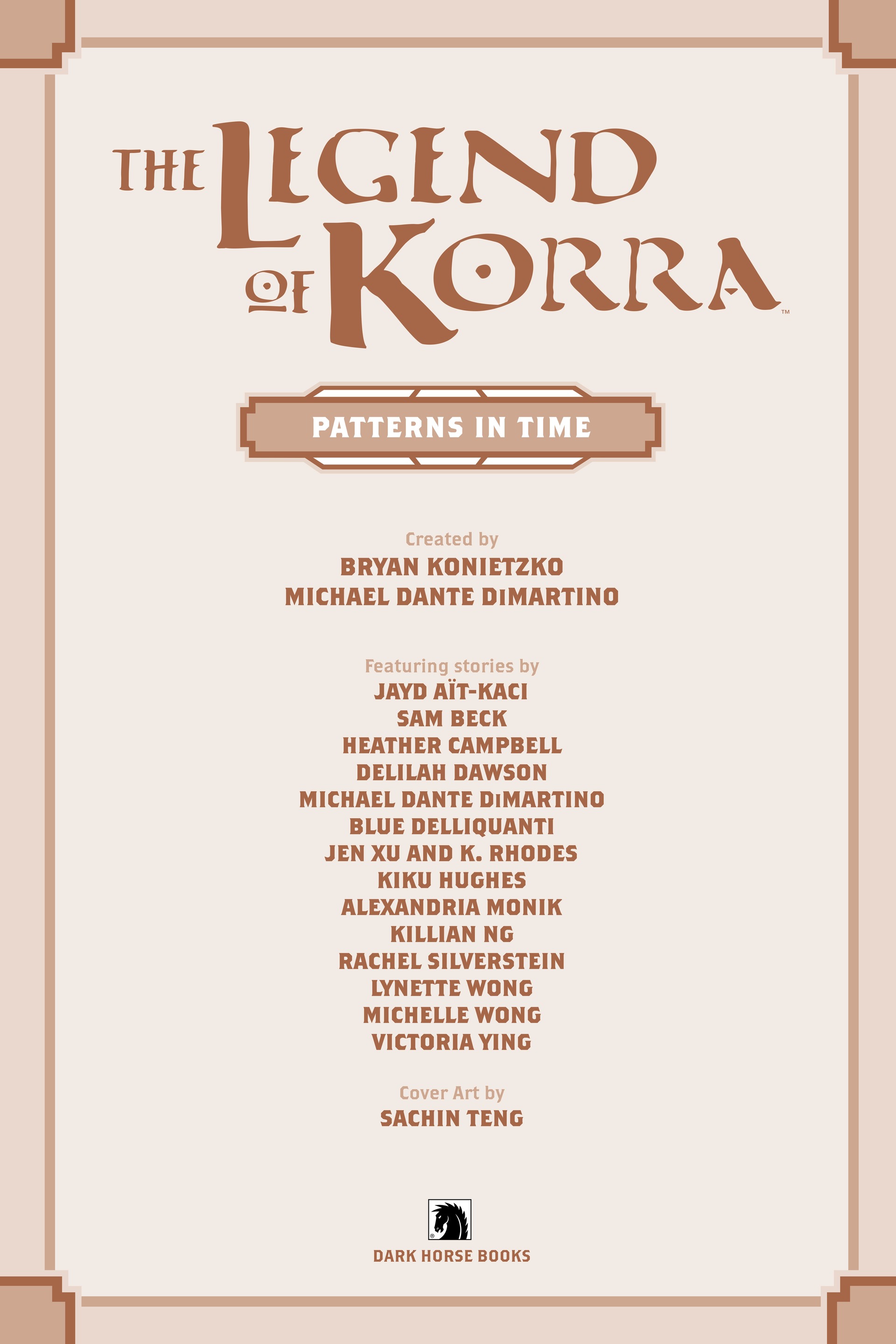 The Legend of Korra: Patterns in Time (2022): Chapter TP - Page 3