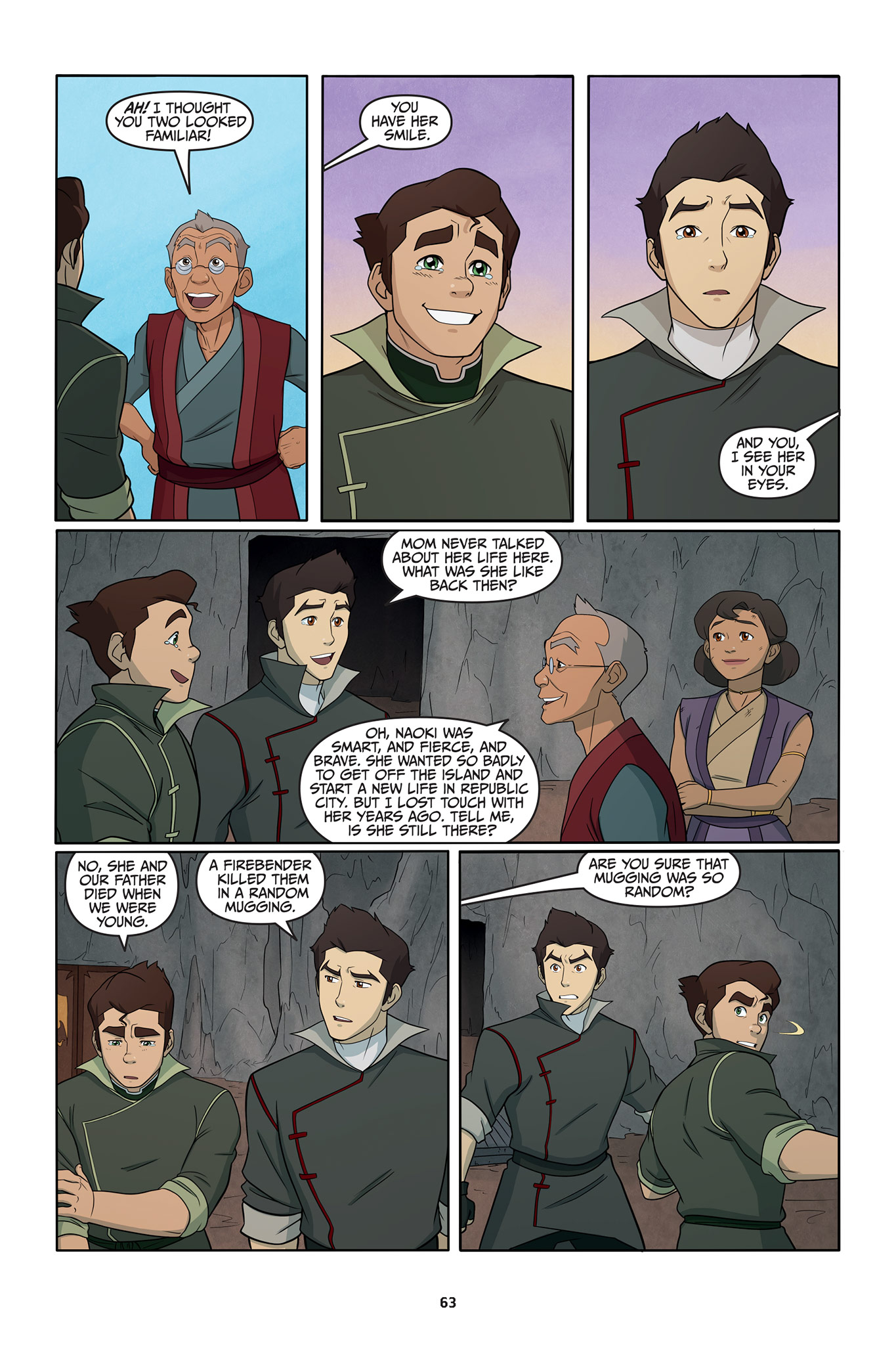The Legend of Korra: The Mystery of Penquan Island (2025): Chapter 1 - Page 65