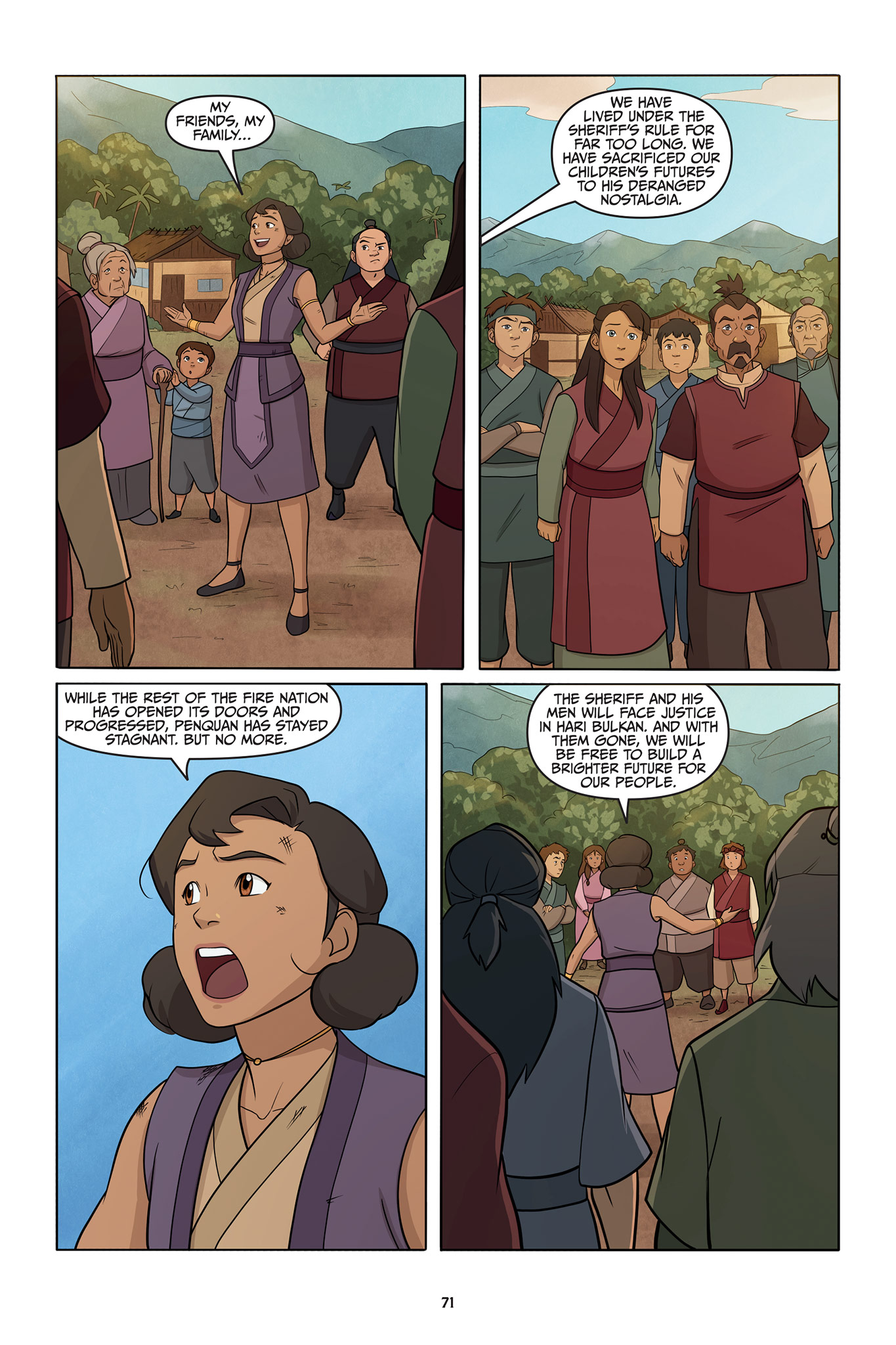 The Legend of Korra: The Mystery of Penquan Island (2025): Chapter 1 - Page 73