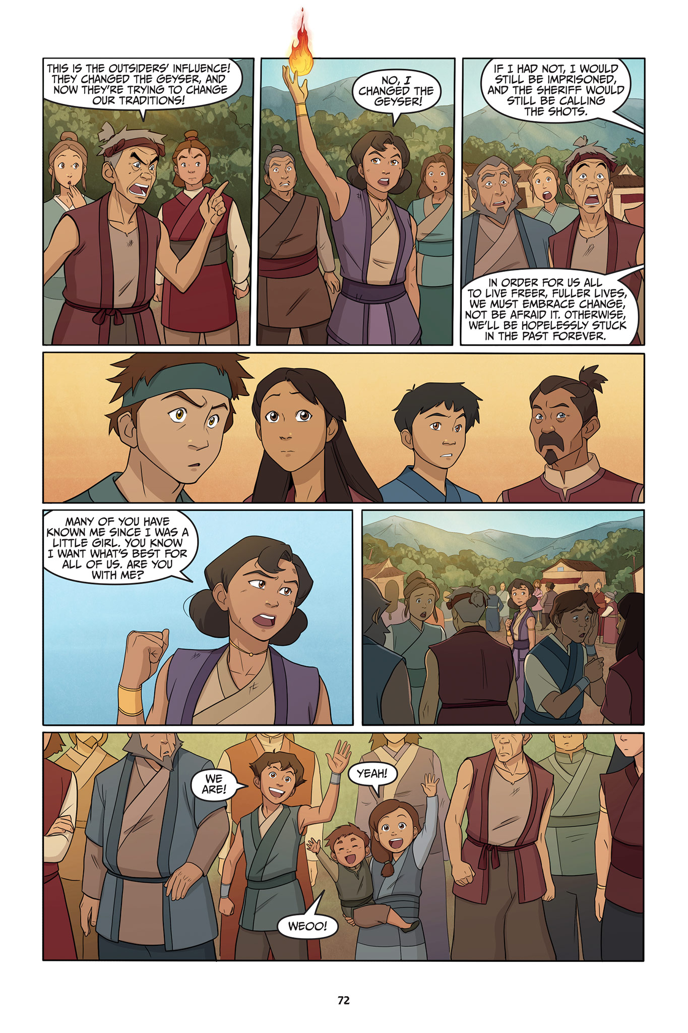The Legend of Korra: The Mystery of Penquan Island (2025): Chapter 1 - Page 74