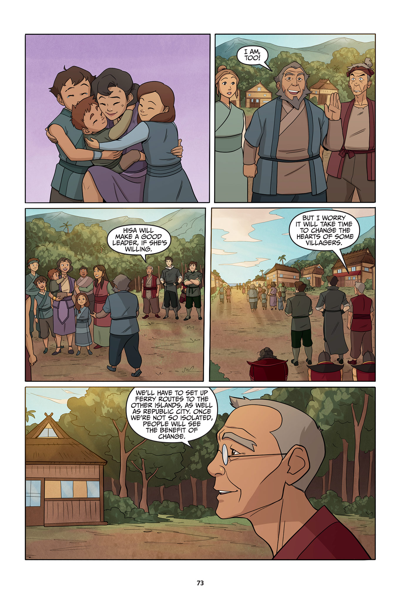 The Legend of Korra: The Mystery of Penquan Island (2025): Chapter 1 - Page 75