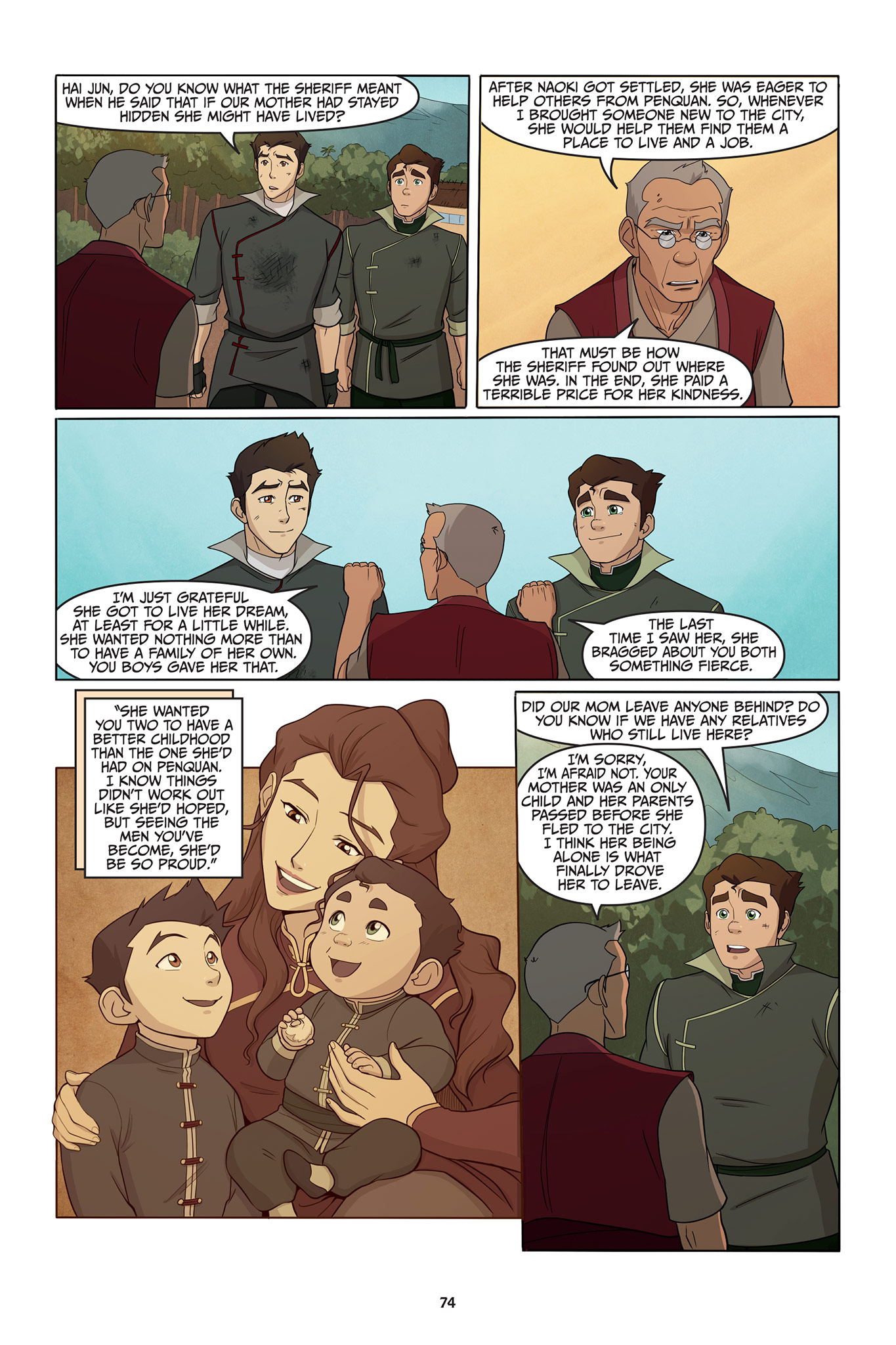 The Legend of Korra: The Mystery of Penquan Island (2025): Chapter 1 - Page 76