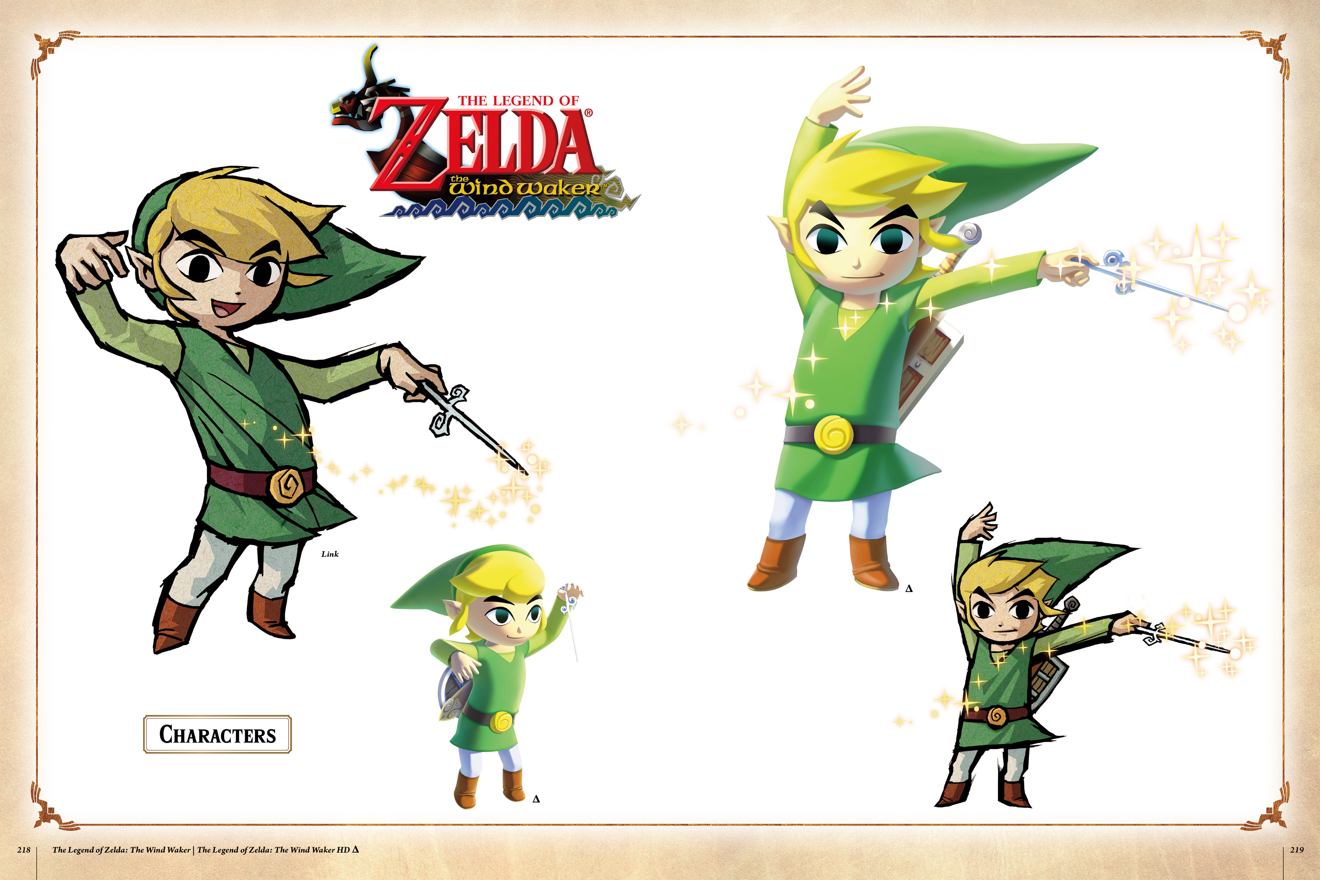 The legend of zelda the wind waker characters