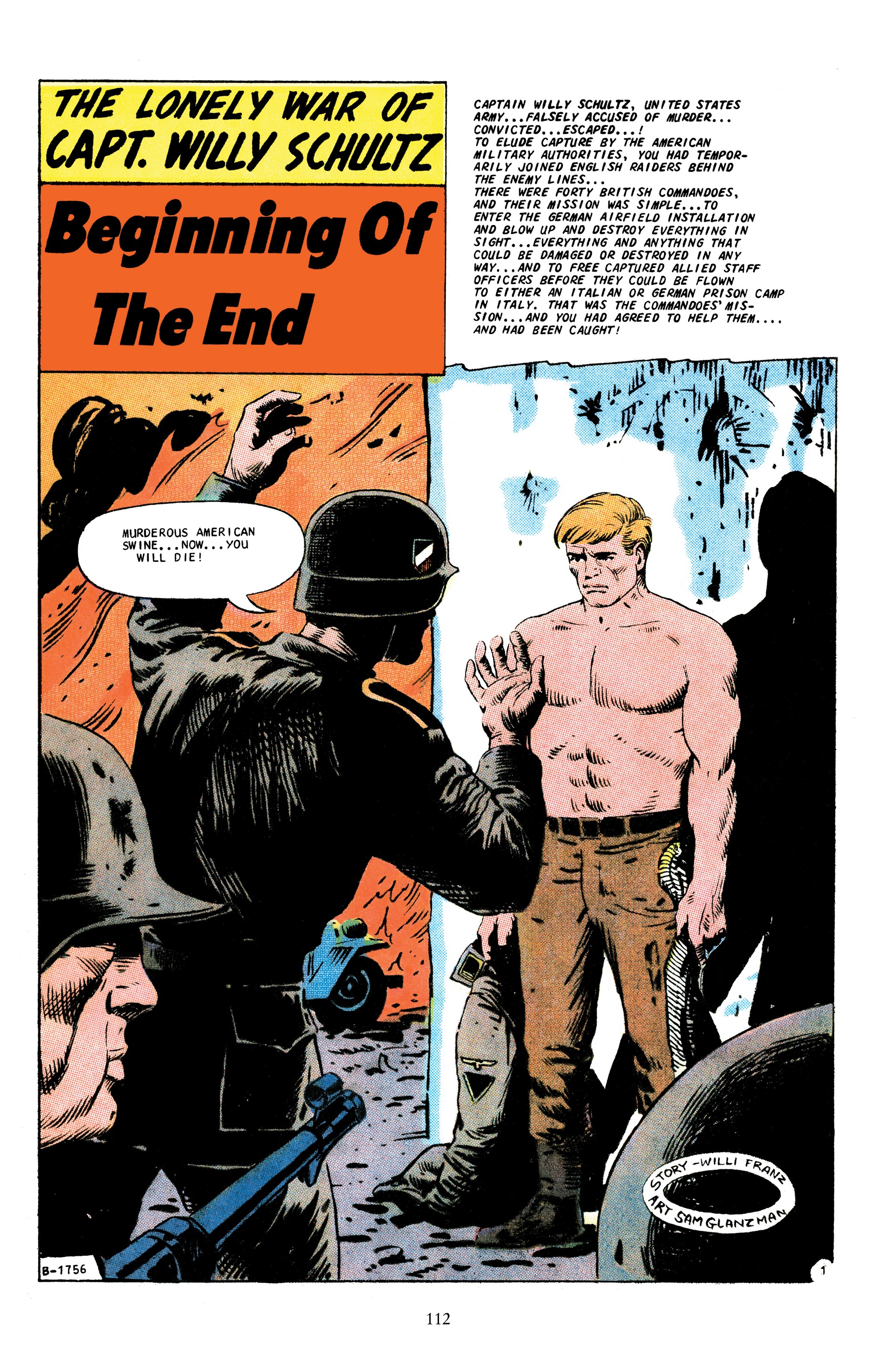 The Lonely War of Capt. Willy Schultz (2023) issue HC - Page 114