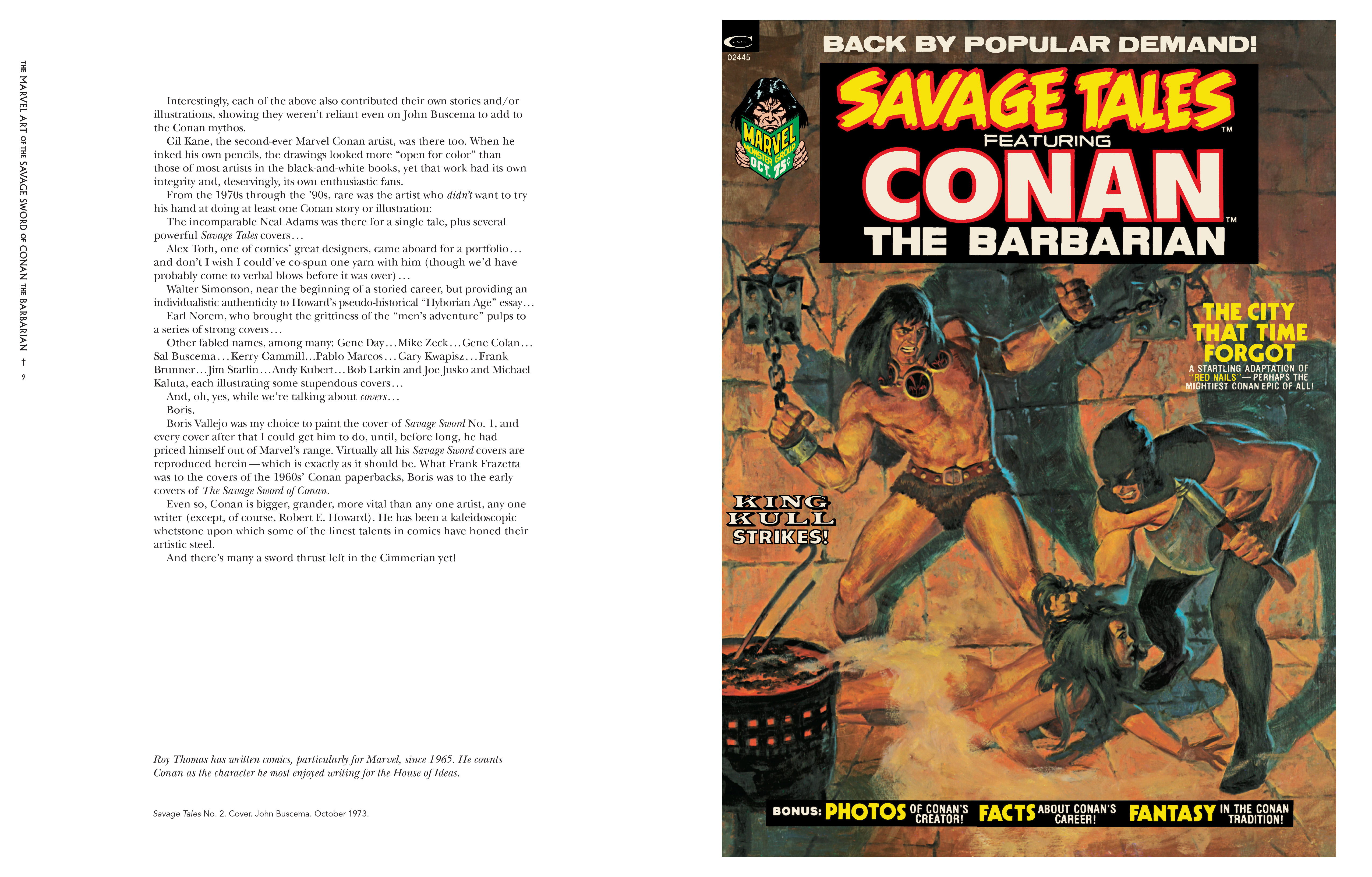 The Marvel Art of Savage Sword of Conan (2020) issue 1 - Page 6