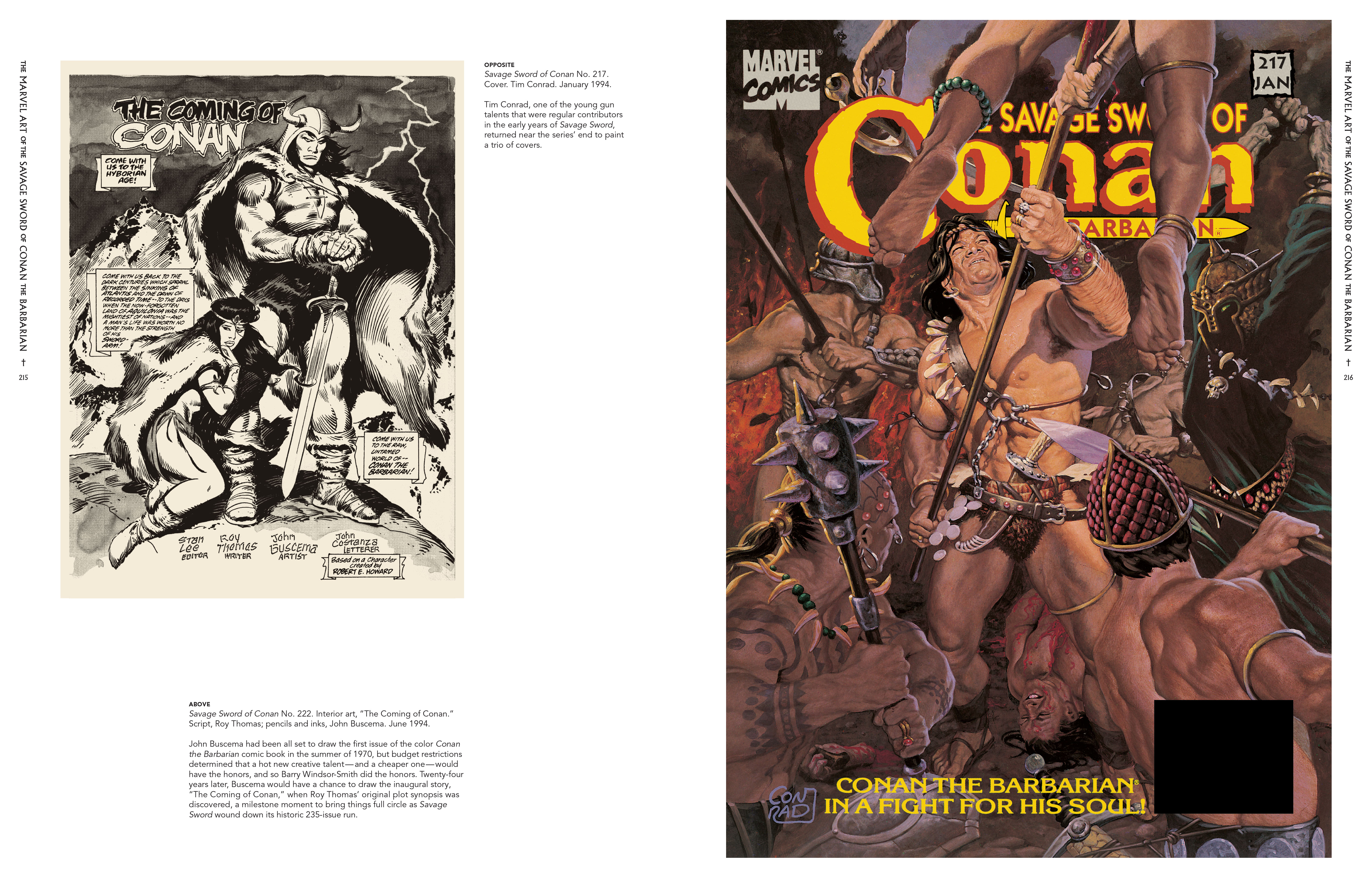 The Marvel Art of Savage Sword of Conan (2020) issue 1 - Page 109