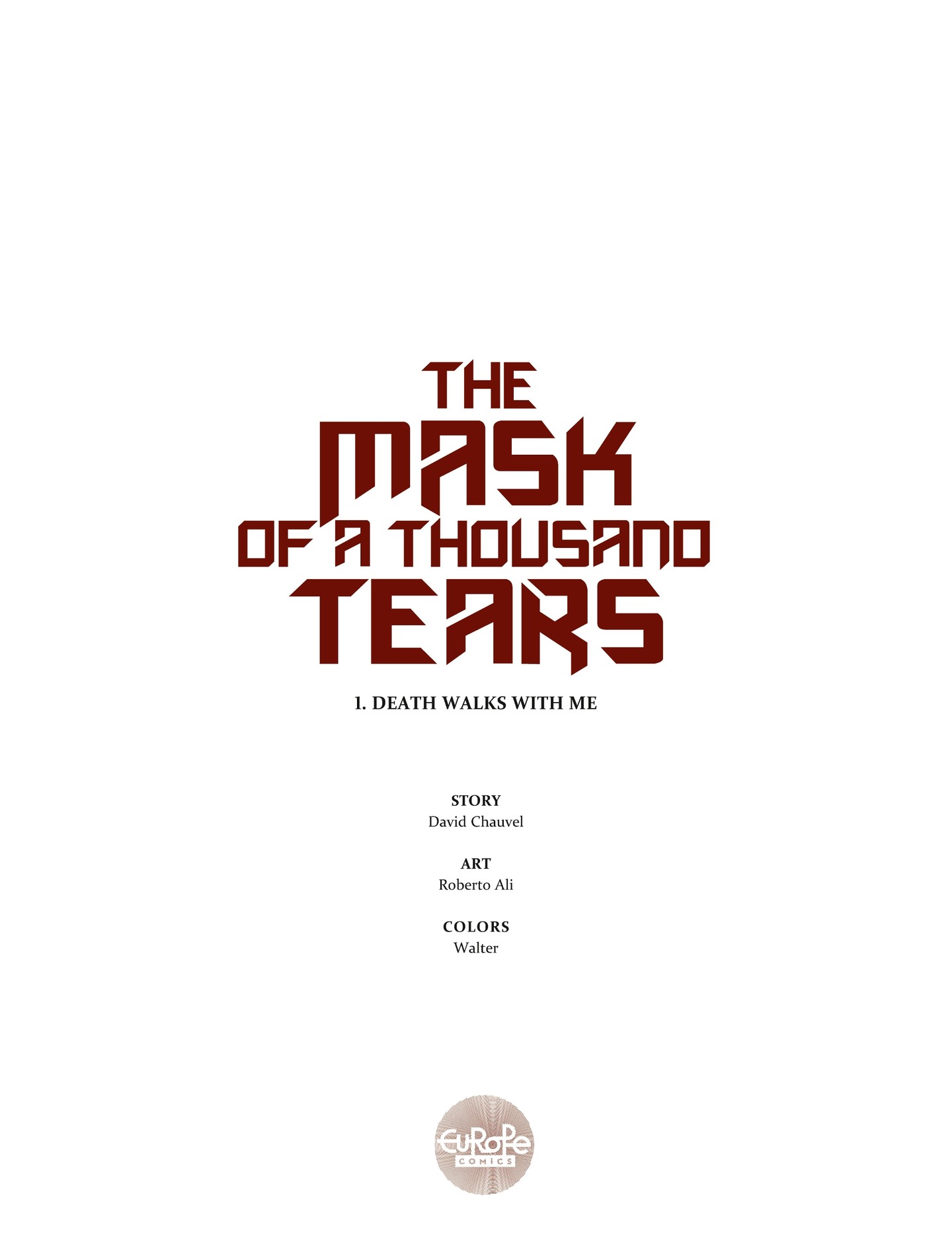 The Mask of a Thousand Tears (2020-): Chapter 1 - Page 2