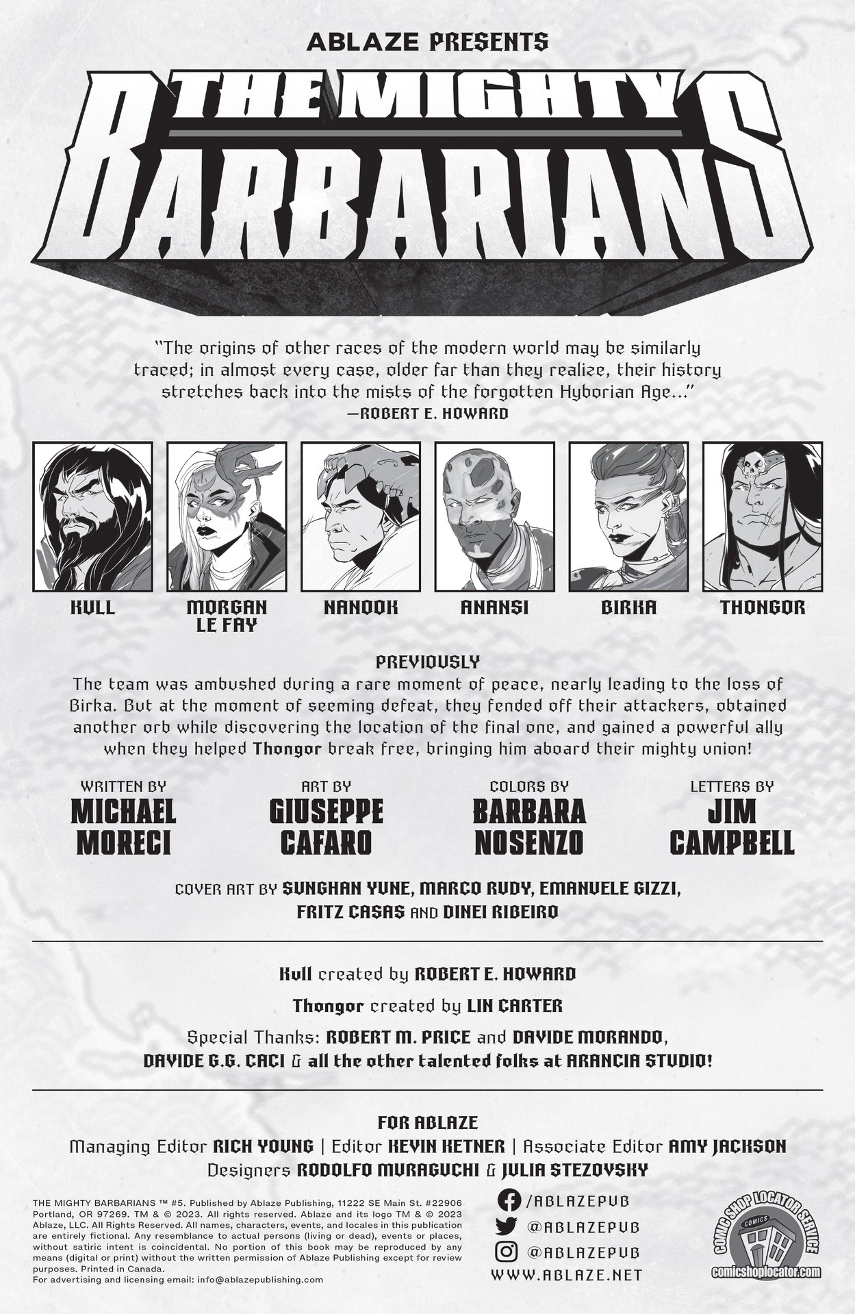 The Mighty Barbarians (2023-) issue 5 - Page 2