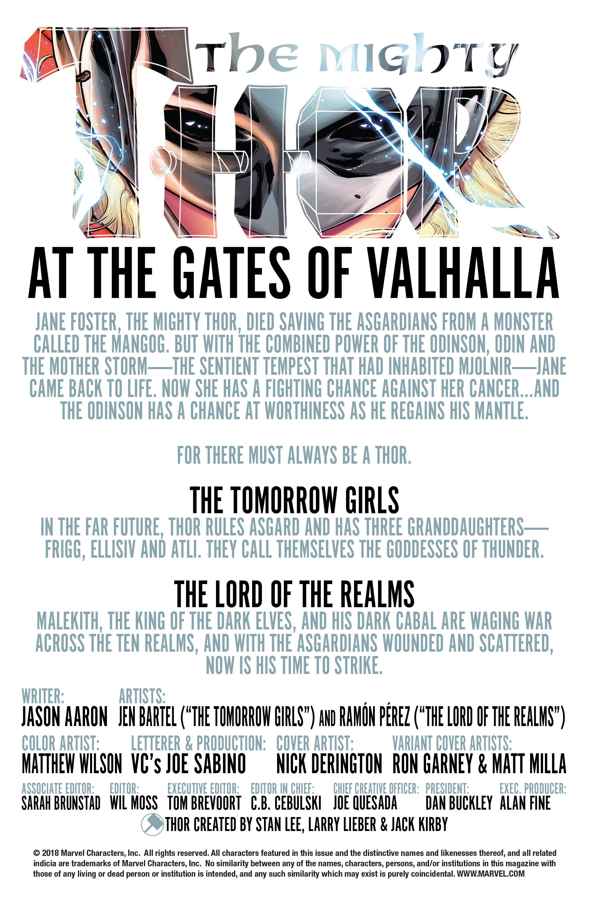 The Mighty Thor: At The Gates Of Valhalla (2018-): Chapter 1 - Page 2